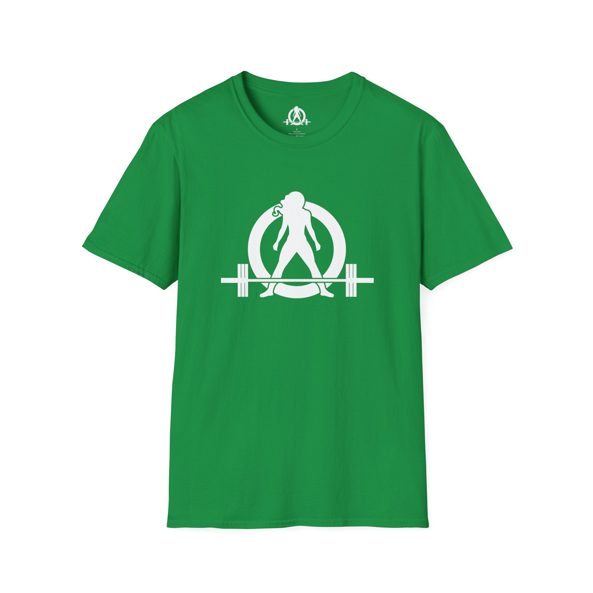 Iron Sharpens Iron - Unisex Softstyle T-Shirt - White Logo Front & Back