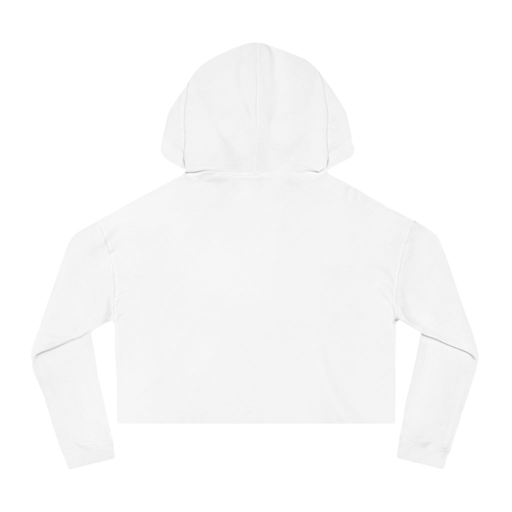 Women’s Cropped Hooded Sweatshirt - Black Classic Logo