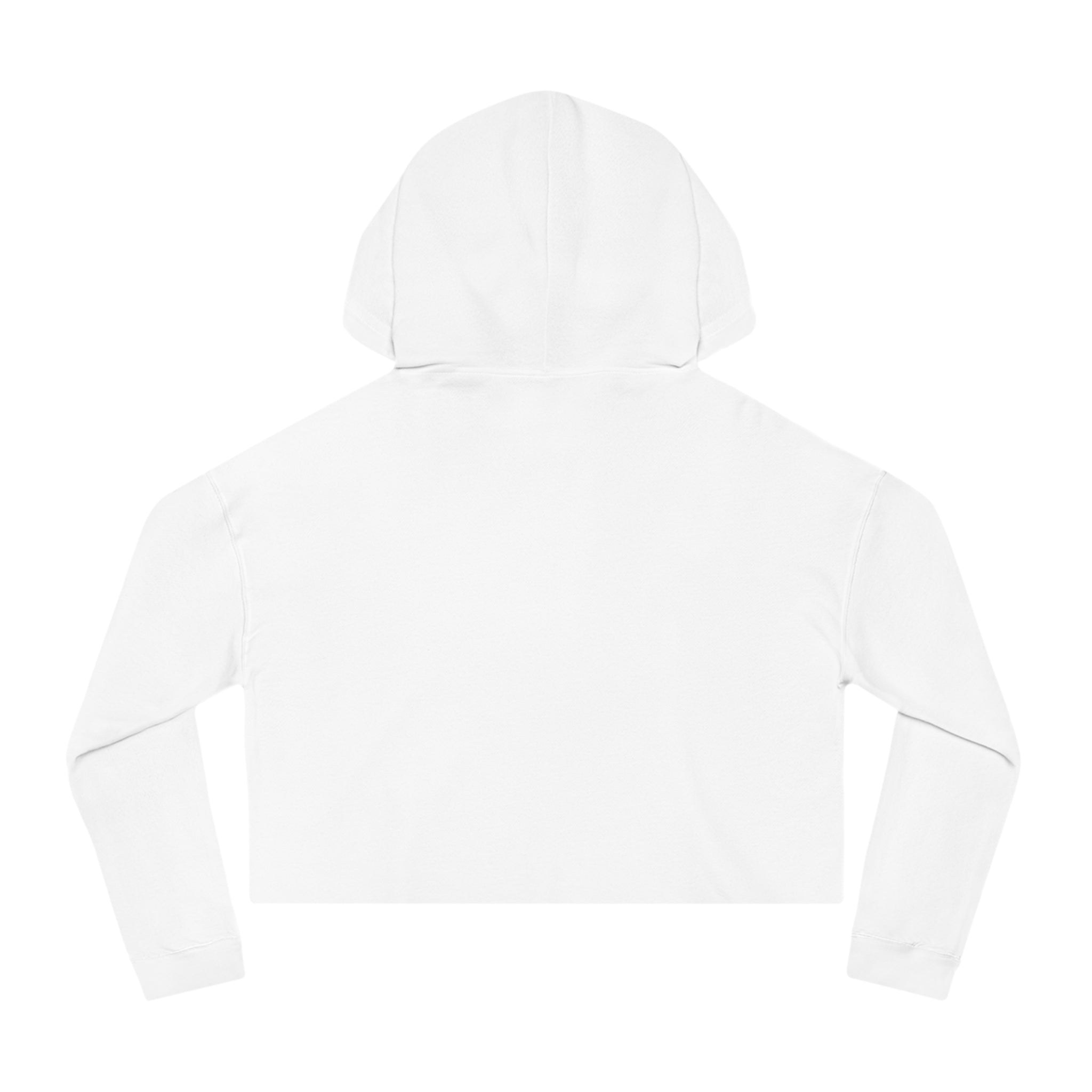 Women’s Cropped Hooded Sweatshirt - Black Classic Logo