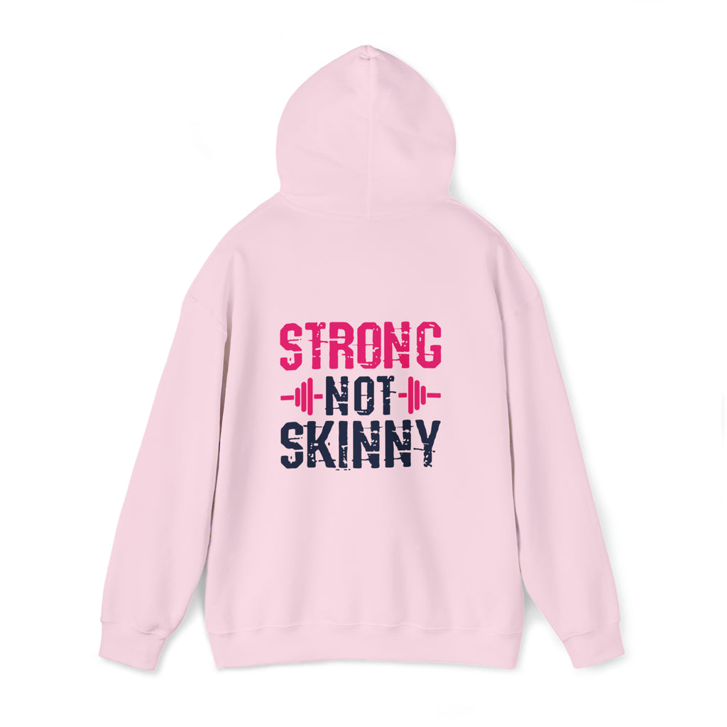 Strong Not Skinny - Pride Color Logo - Unisex Heavy Blend Hooded Sweatshirt
