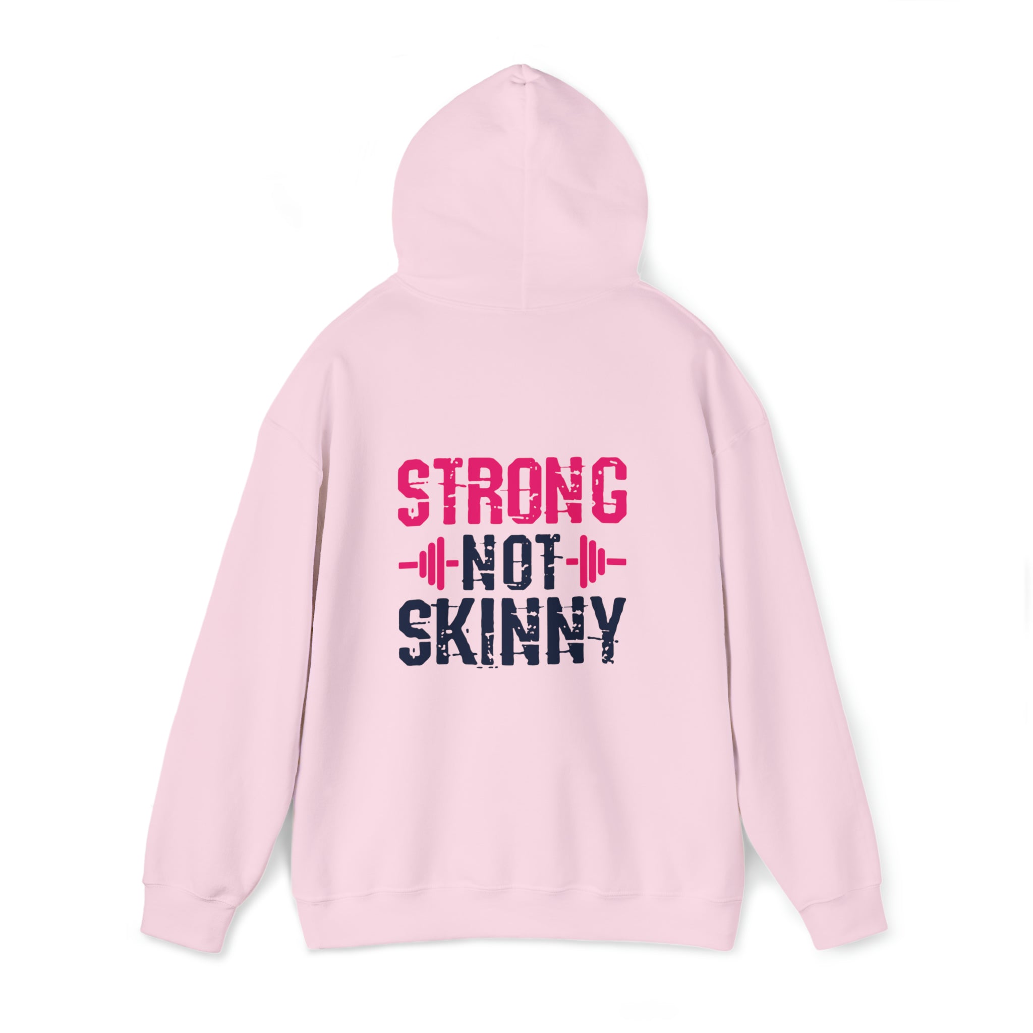 Strong Not Skinny - Pride Color Logo - Unisex Heavy Blend Hooded Sweatshirt
