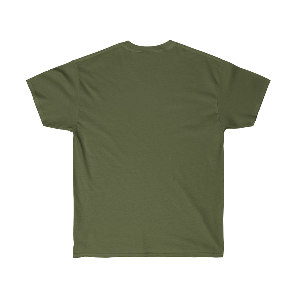 USA Logo - Unisex Ultra Cotton Tee - USA Logo Light - Plain Back