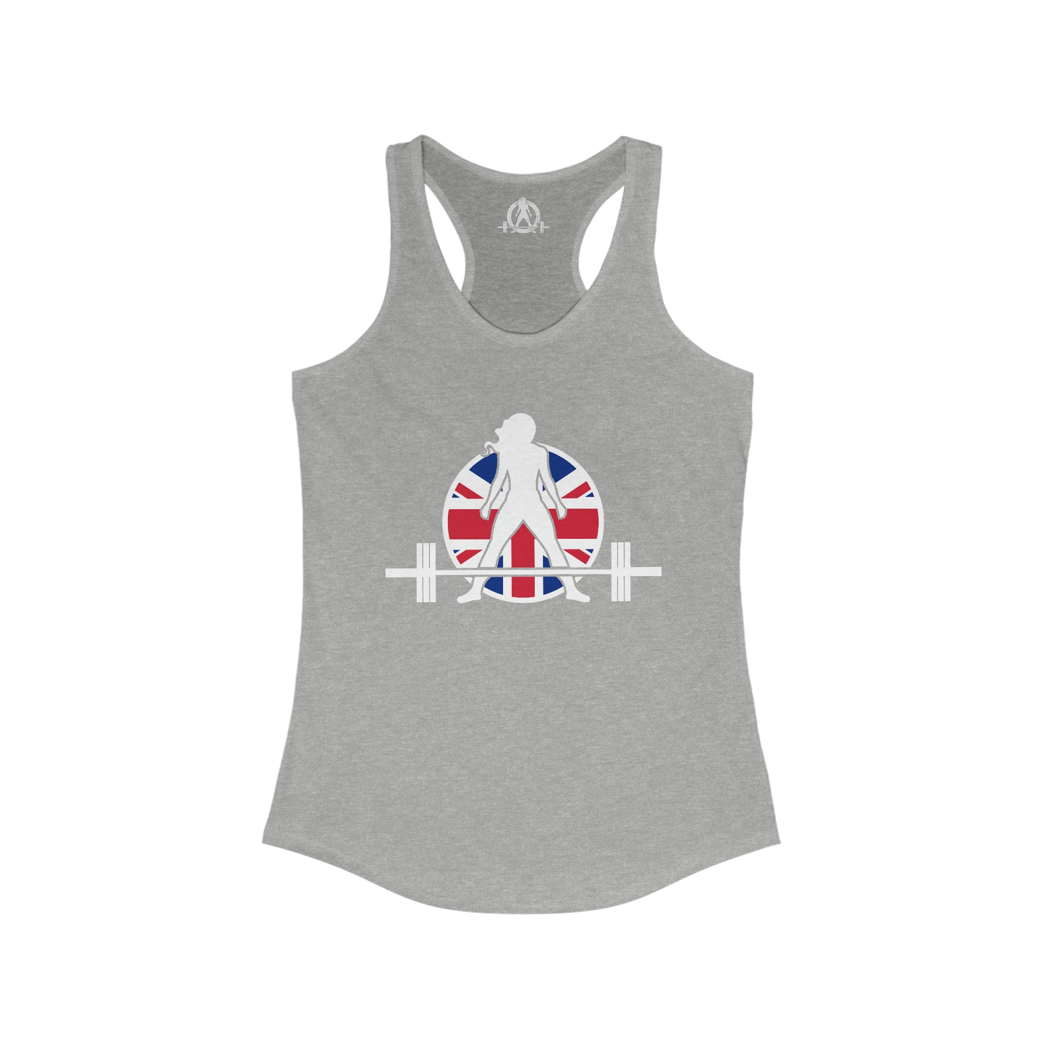 Women's Ideal Racerback Tank - UK Dark Light - Plain Back