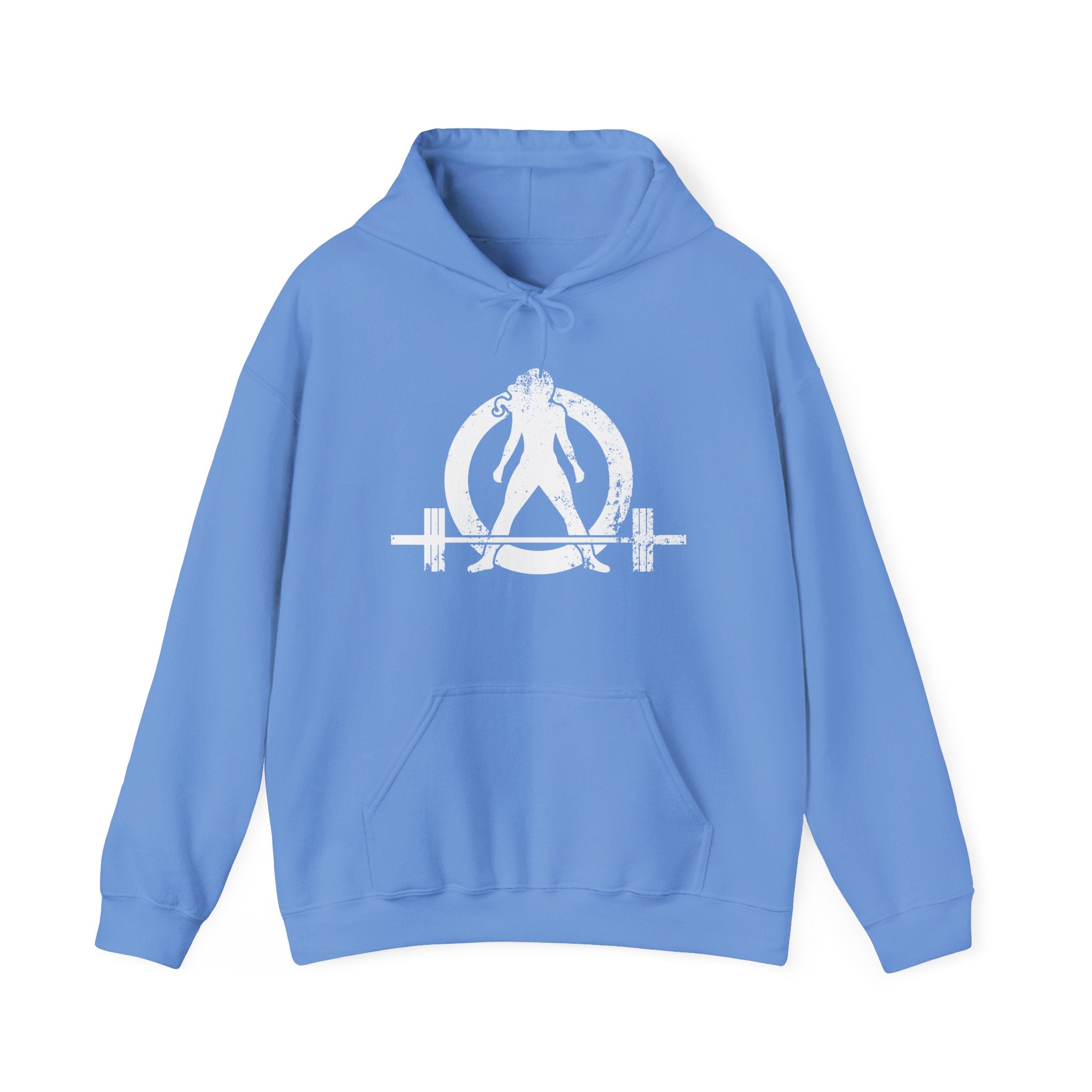 Distressed Logo - Unisex Heavy Blend Hooded Sweatshirt - White Logo  (BEST SELLER)