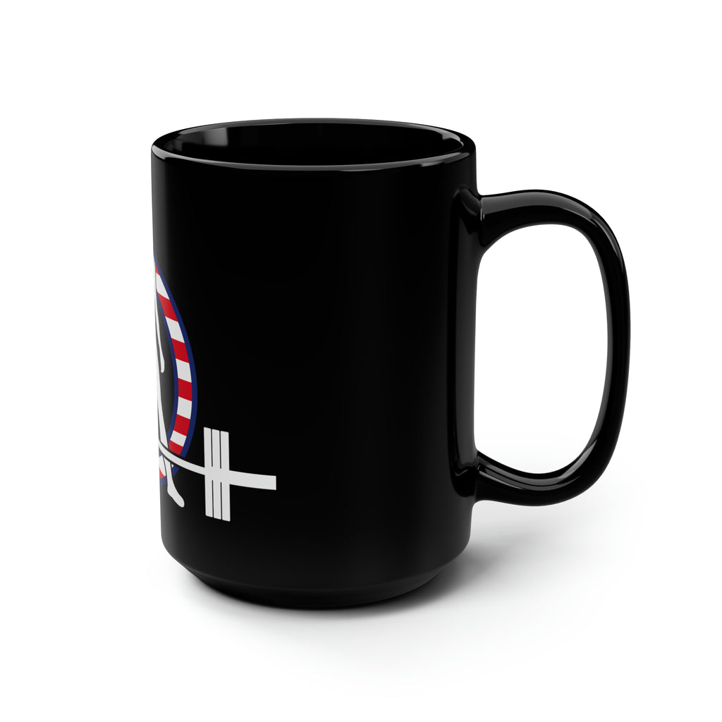 Black Mug, 15oz - USA Dark Logo