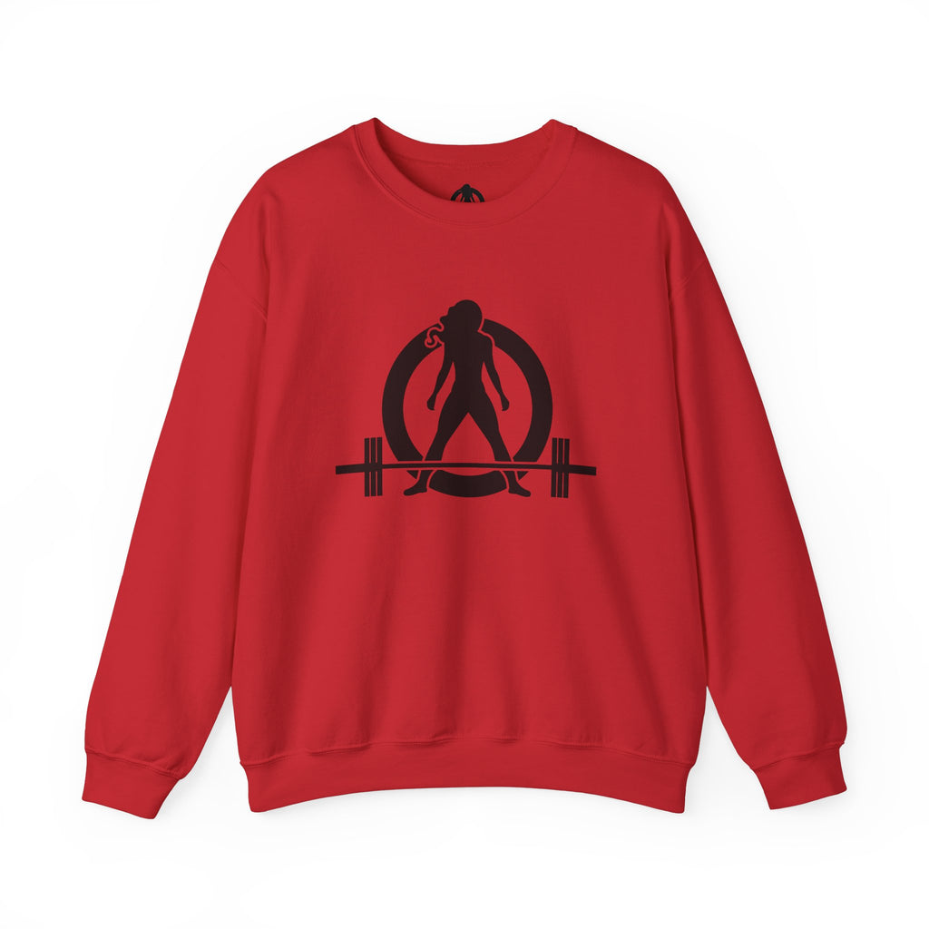 Iron Sharpens Iron - Unisex Heavy Blend™ Crewneck Sweatshirt - Front Black Logo - Front & Back Print