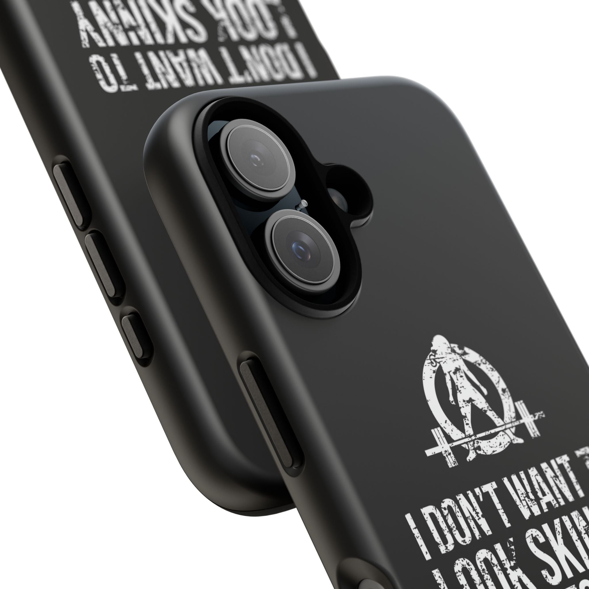 Tough Cases - I Don't Want To Look Skinny I Want To Look Like I Can Kick Your Ass - WWLW Logo