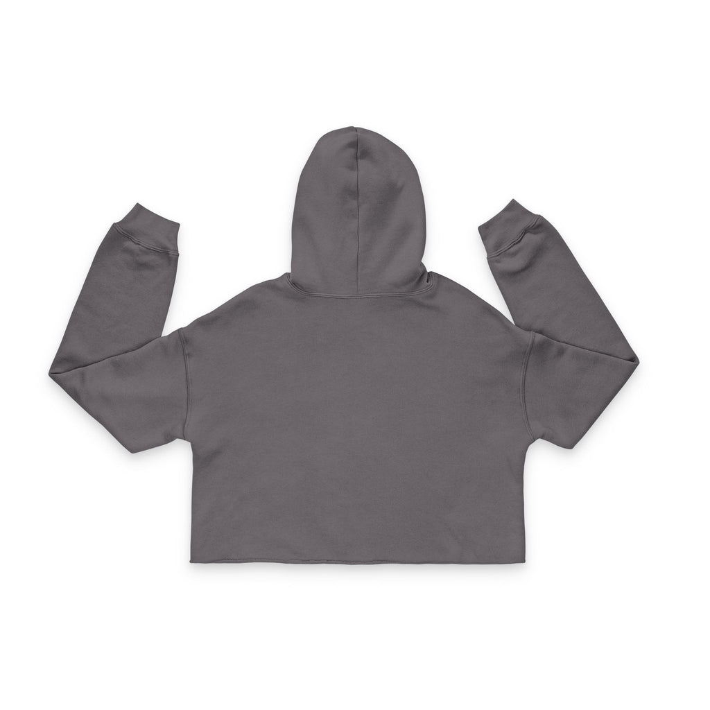 Strong Not Skinny - Cropped Hoodie - White Logo