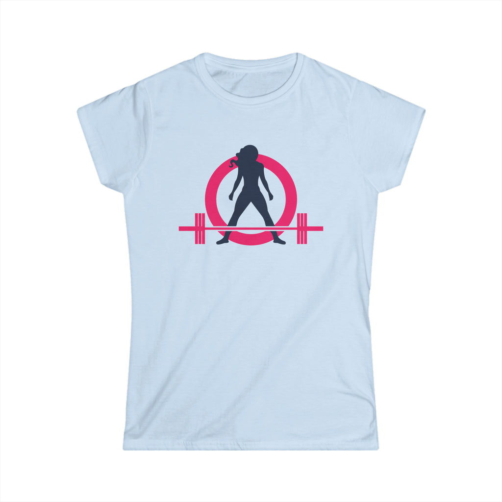 Women's Softstyle Tee - Classic Light Logo - Plain Back