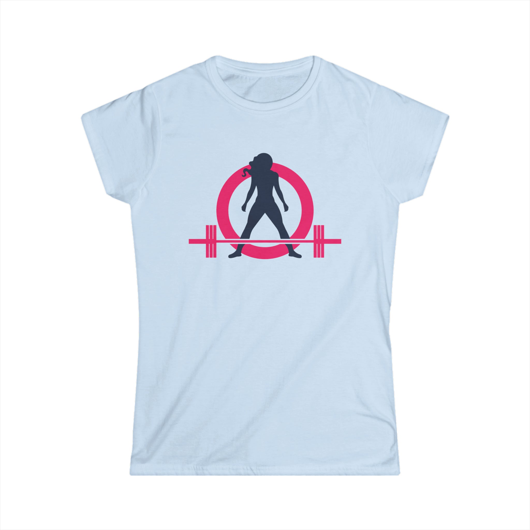 Women's Softstyle Tee - Classic Light Logo - Plain Back