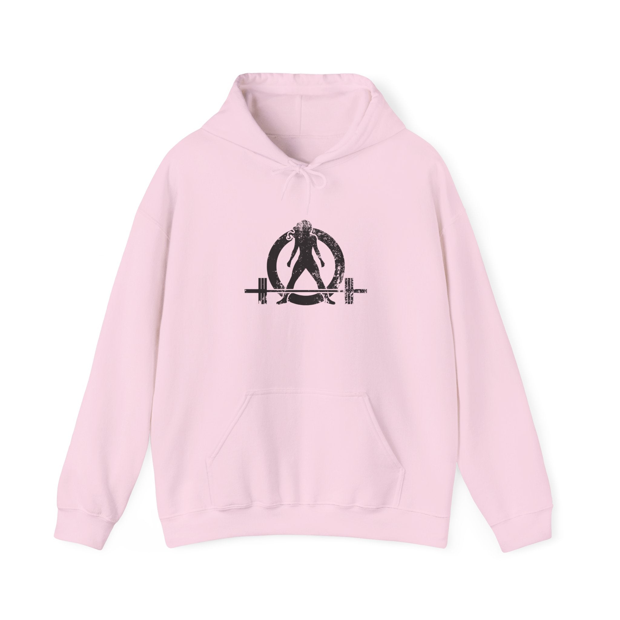 I DON’T WANT TO LOOK SKINNY – Unisex Heavy Blend™ Hooded Sweatshirt (White Logo) 🤍💪🔥