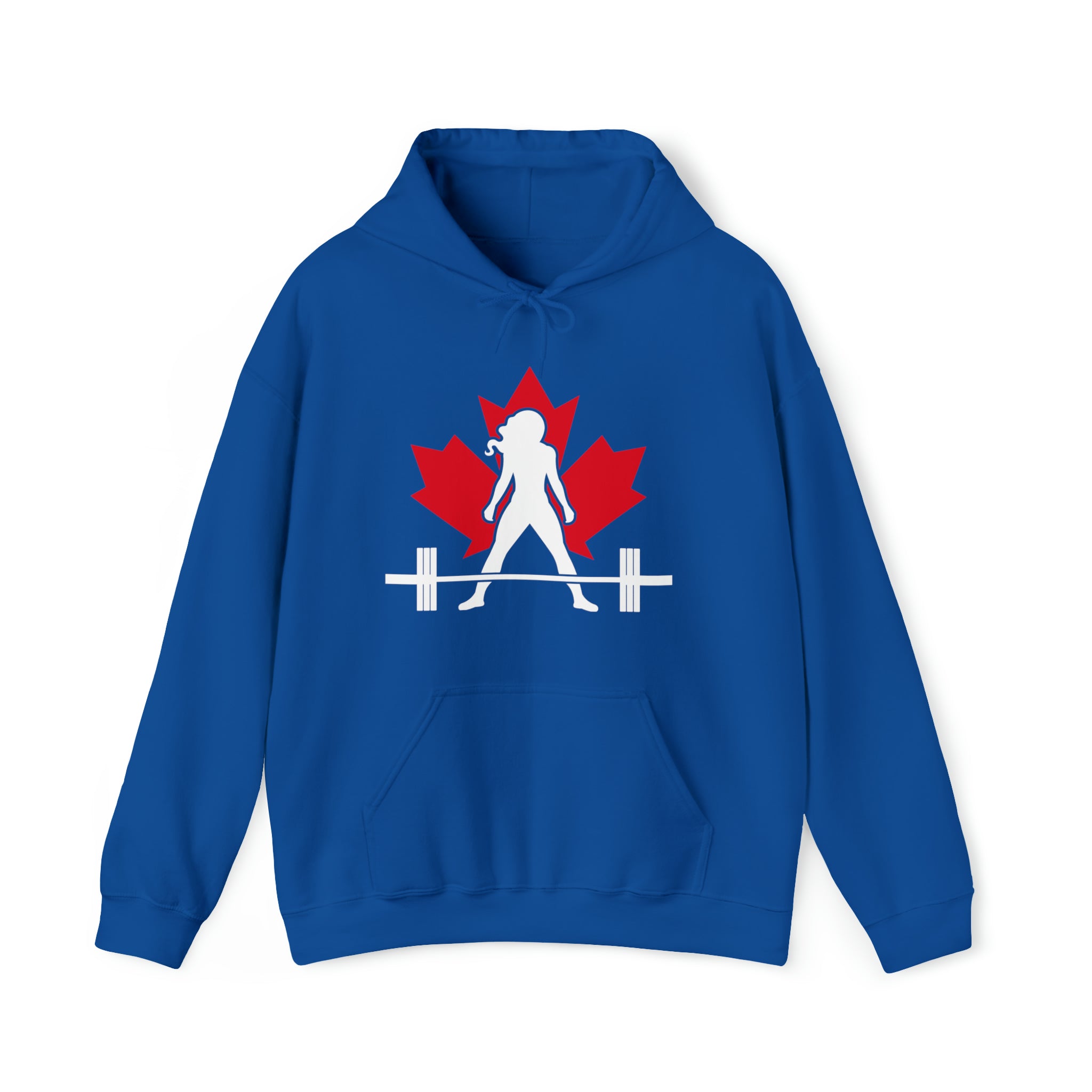 Unisex Heavy Blend Hooded Sweatshirt - Canada Dark Logo - Plain Back