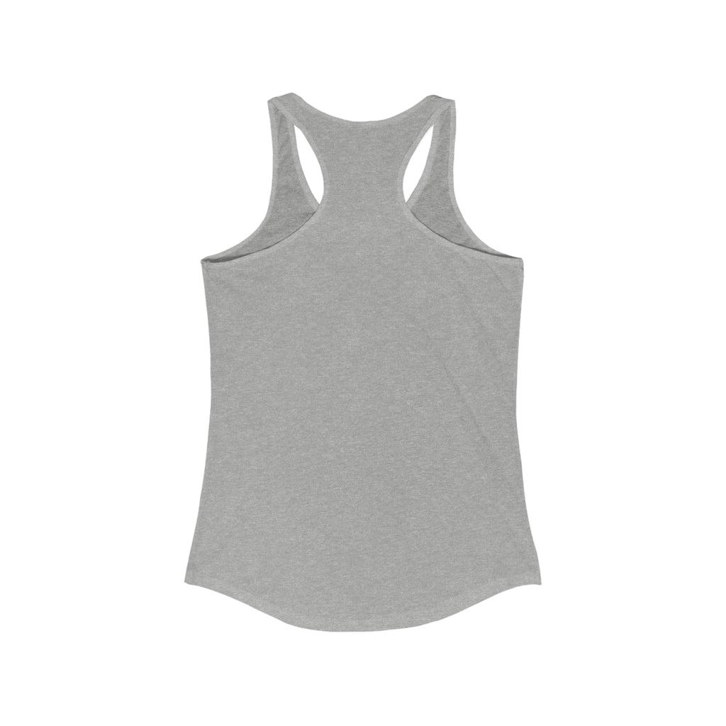 Squat Bench Deadlift Repeat - Women's Ideal Racerback Tank - Pink - Light - Plain Back