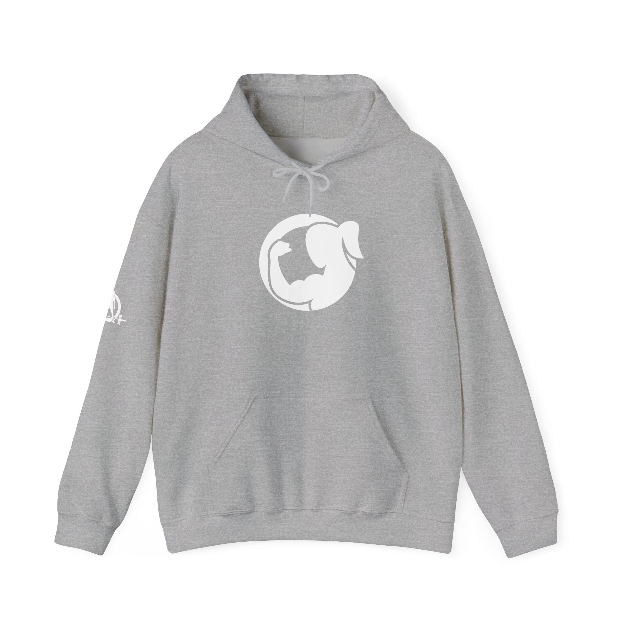 Strong Her – Unisex Heavy Blend™ Hooded Sweatshirt (White Logo) 💪