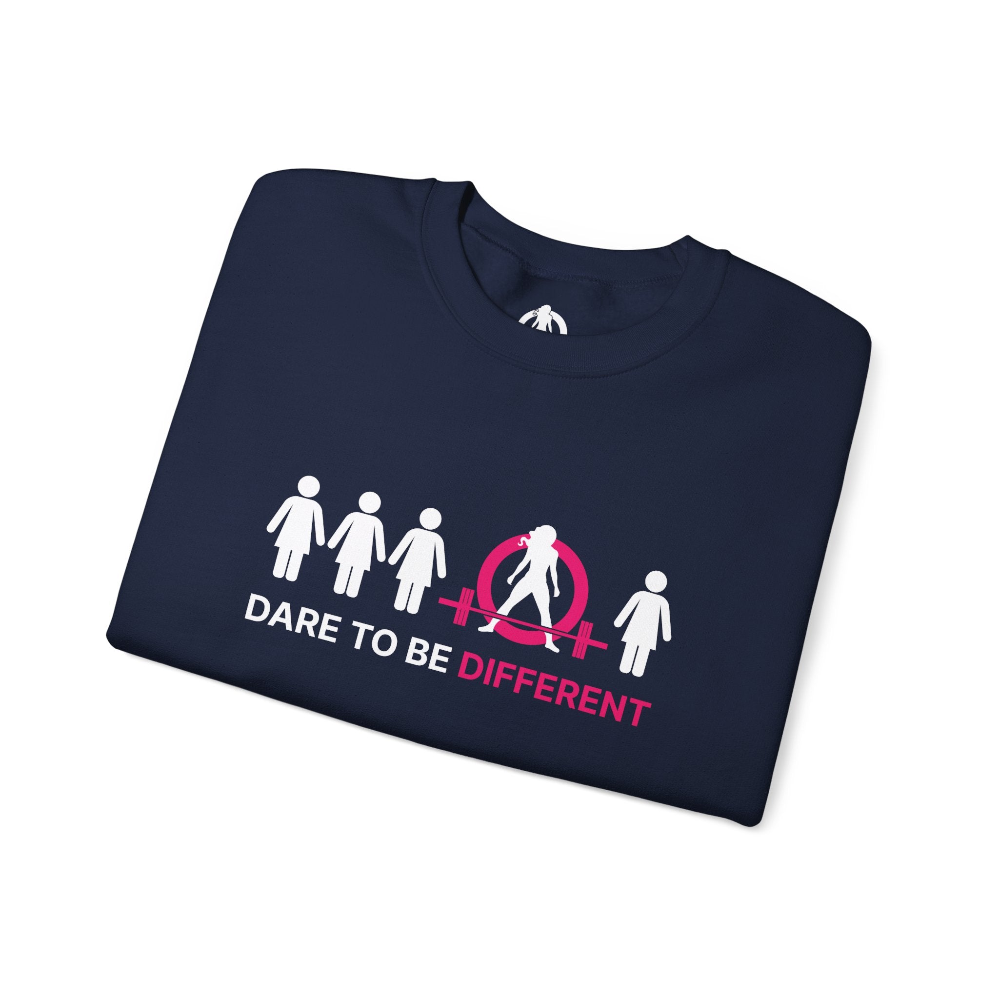 Dare To Be Different - Deadlift - Unisex Heavy Blend™ Crewneck Sweatshirt - Front  Logo