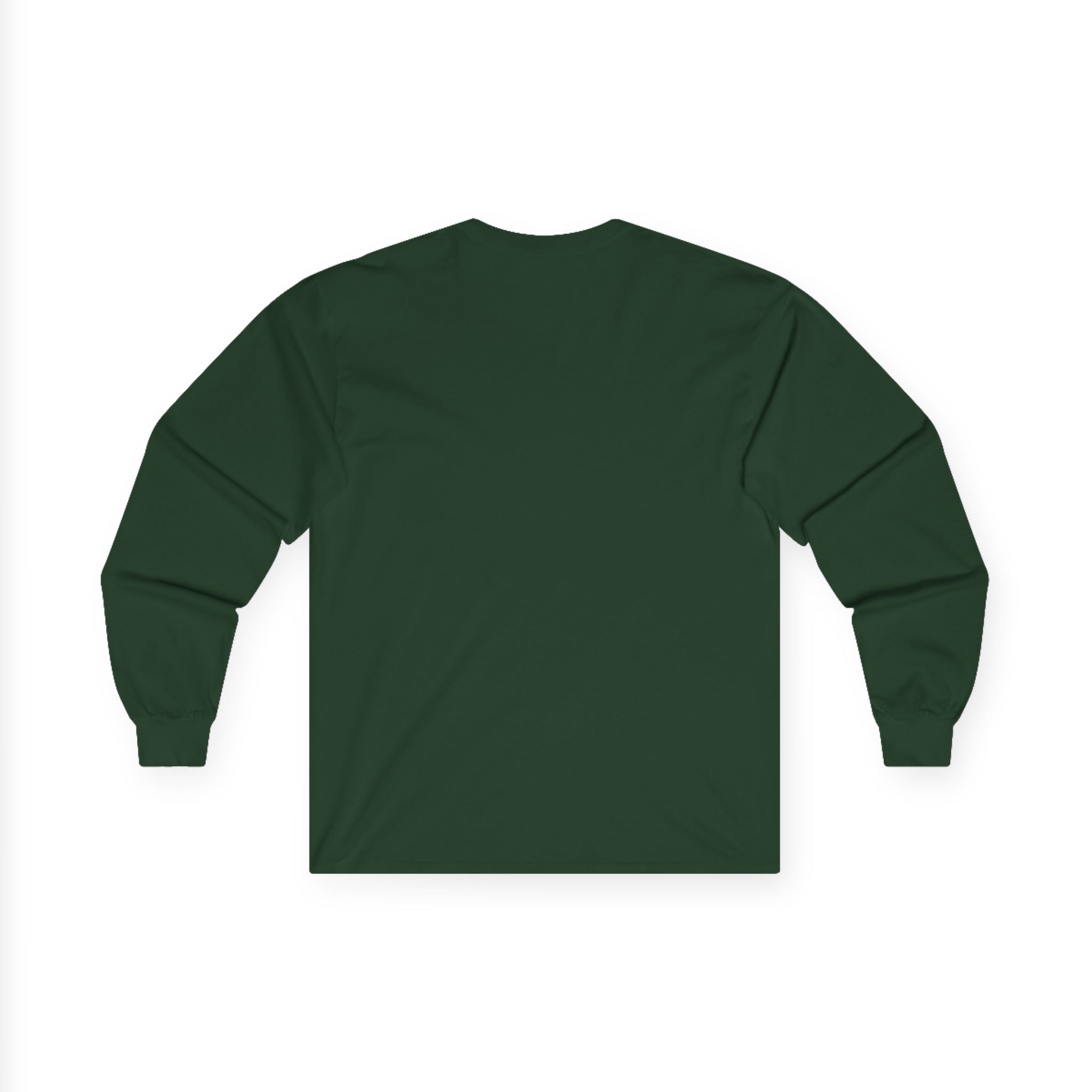 Lift Heavy Run Fast - Ultra Cotton Long Sleeve Tee - White Logo Front