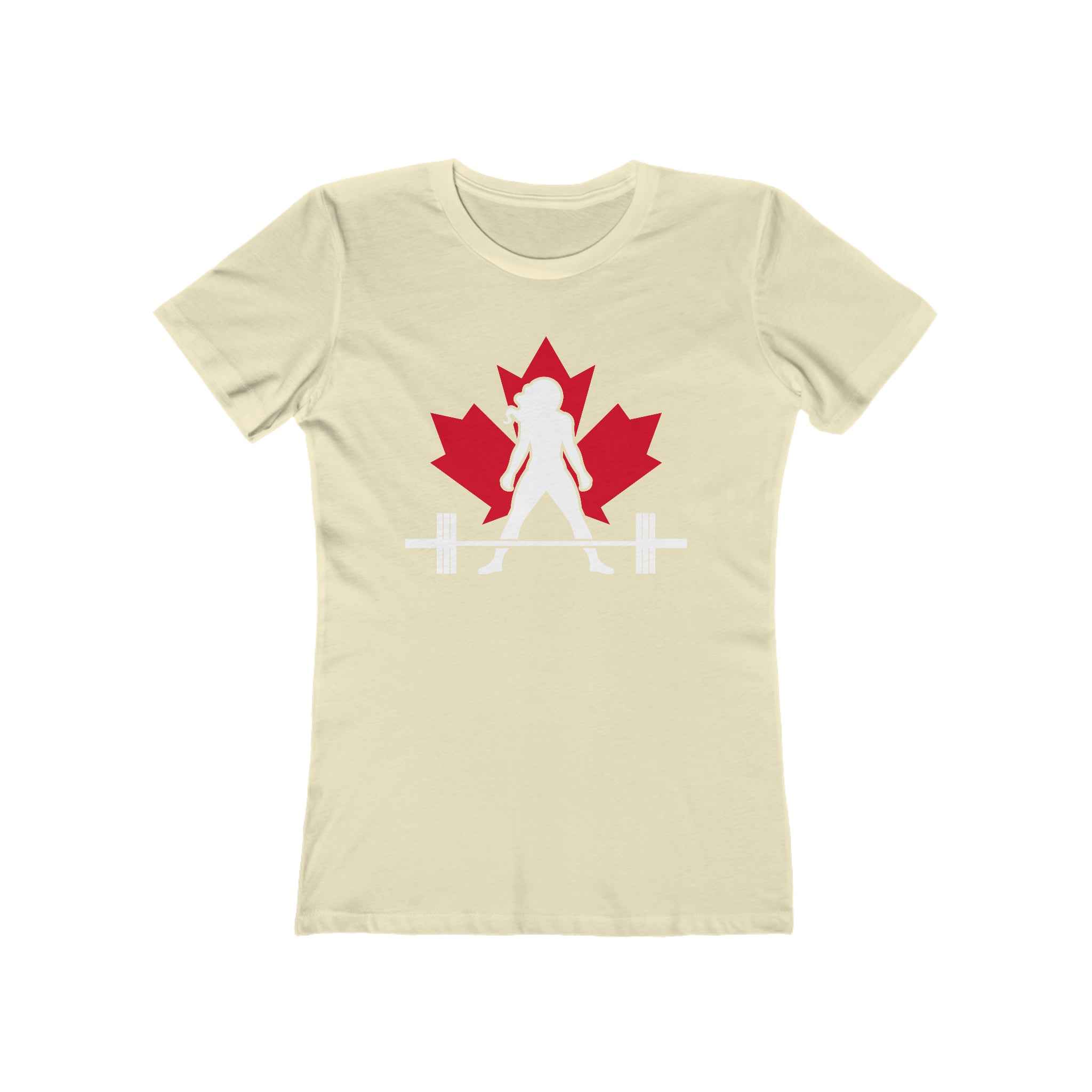 Women's The Boyfriend Tee - Canada Dark Logo - Plain Back