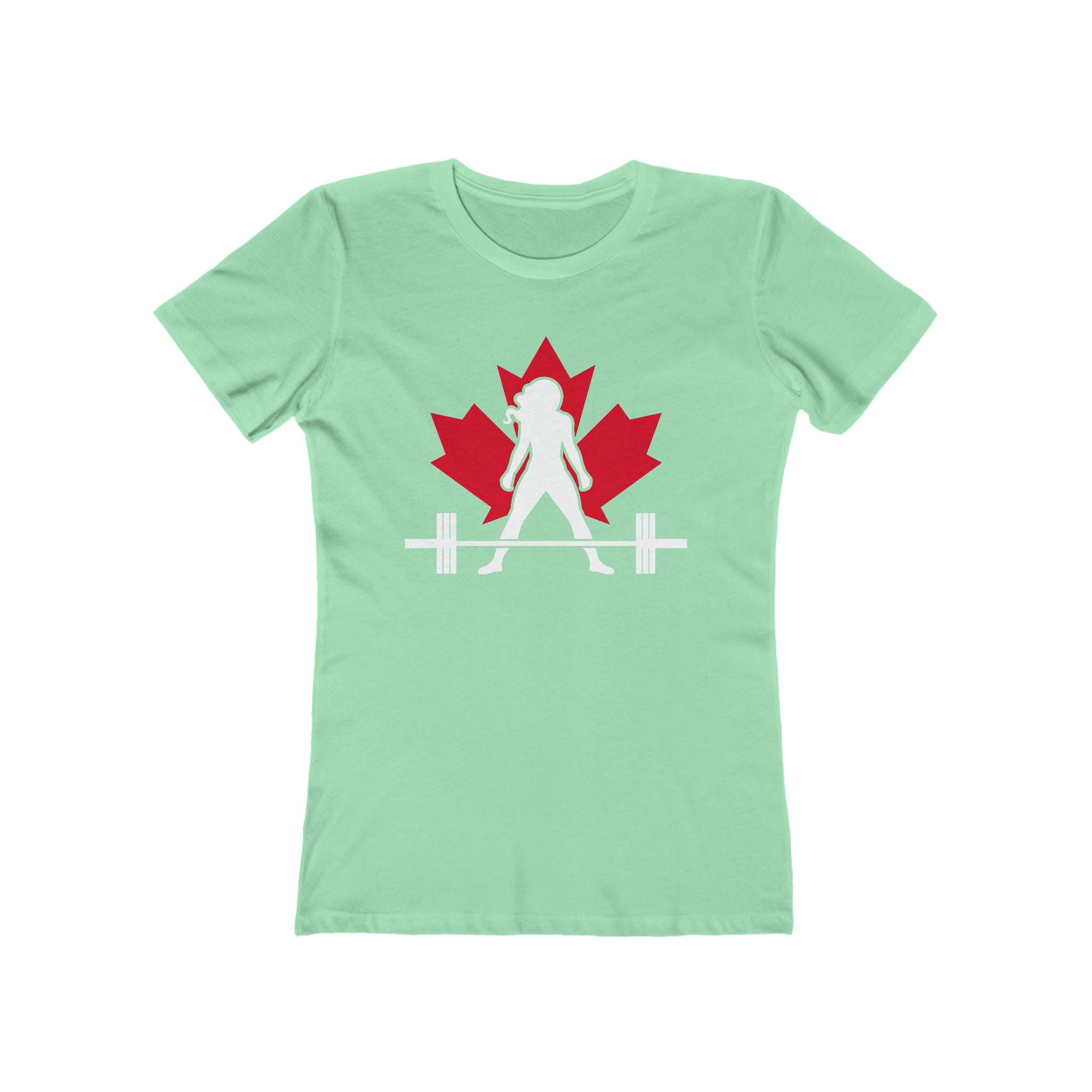 Women's The Boyfriend Tee - Canada Dark Logo - Plain Back