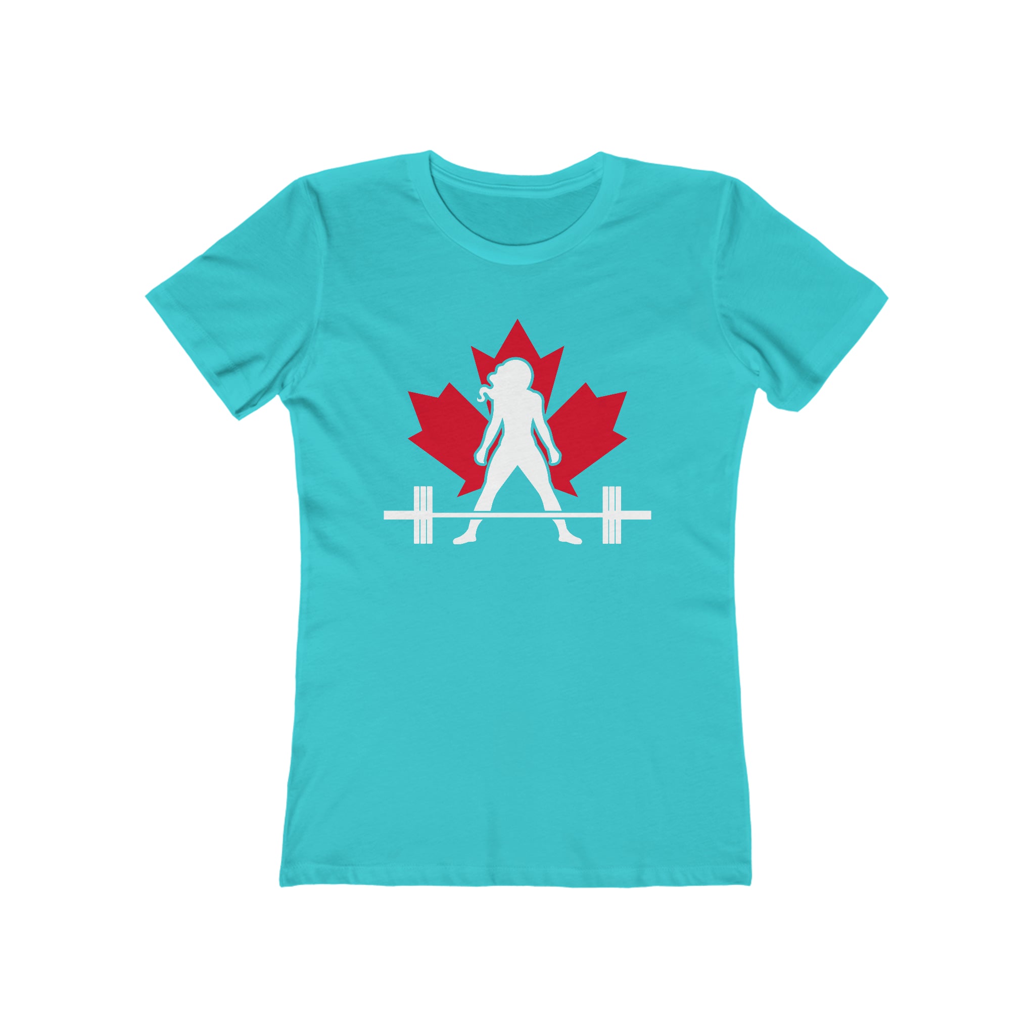 Women's The Boyfriend Tee - Canada Dark Logo - Plain Back