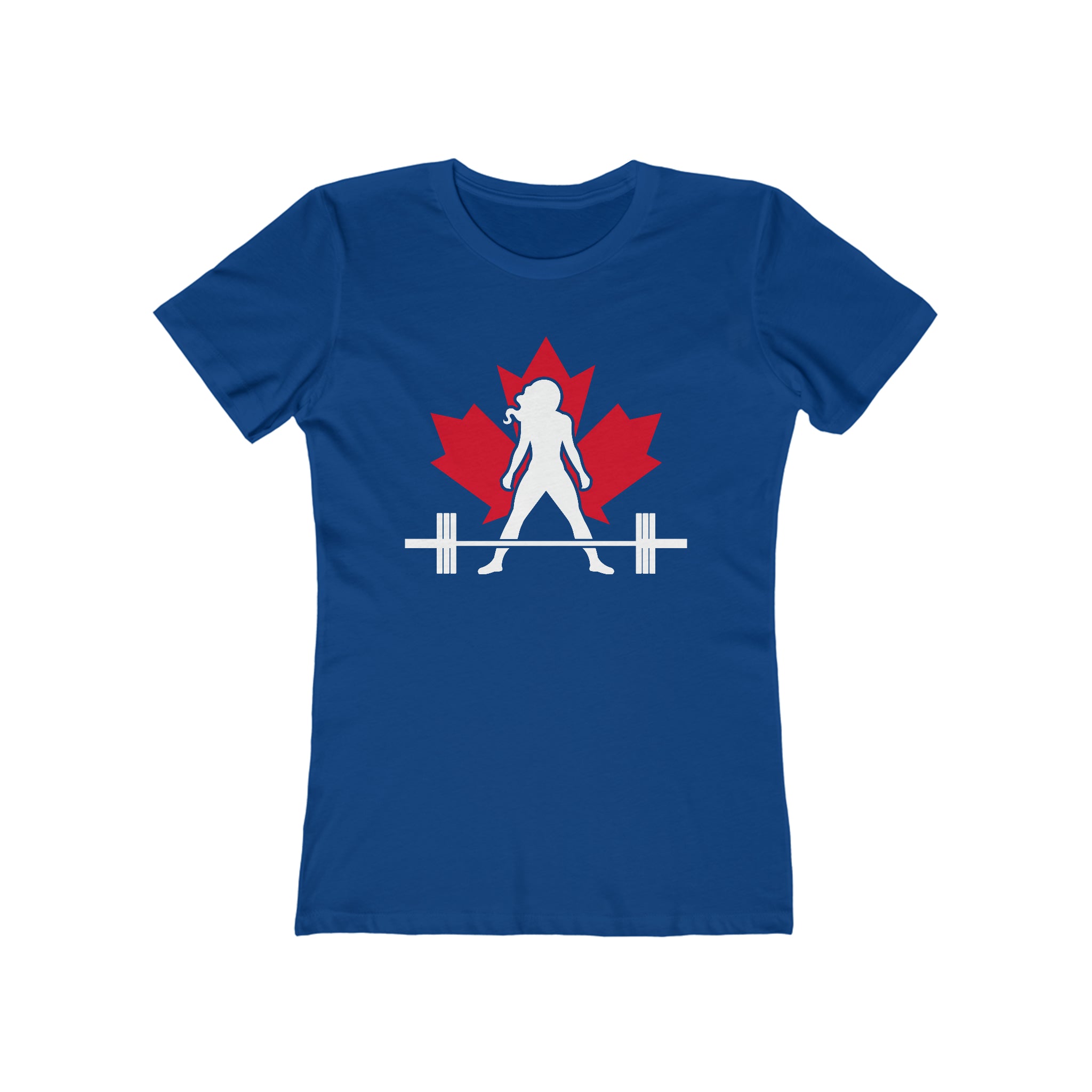 Women's The Boyfriend Tee - Canada Dark Logo - Plain Back