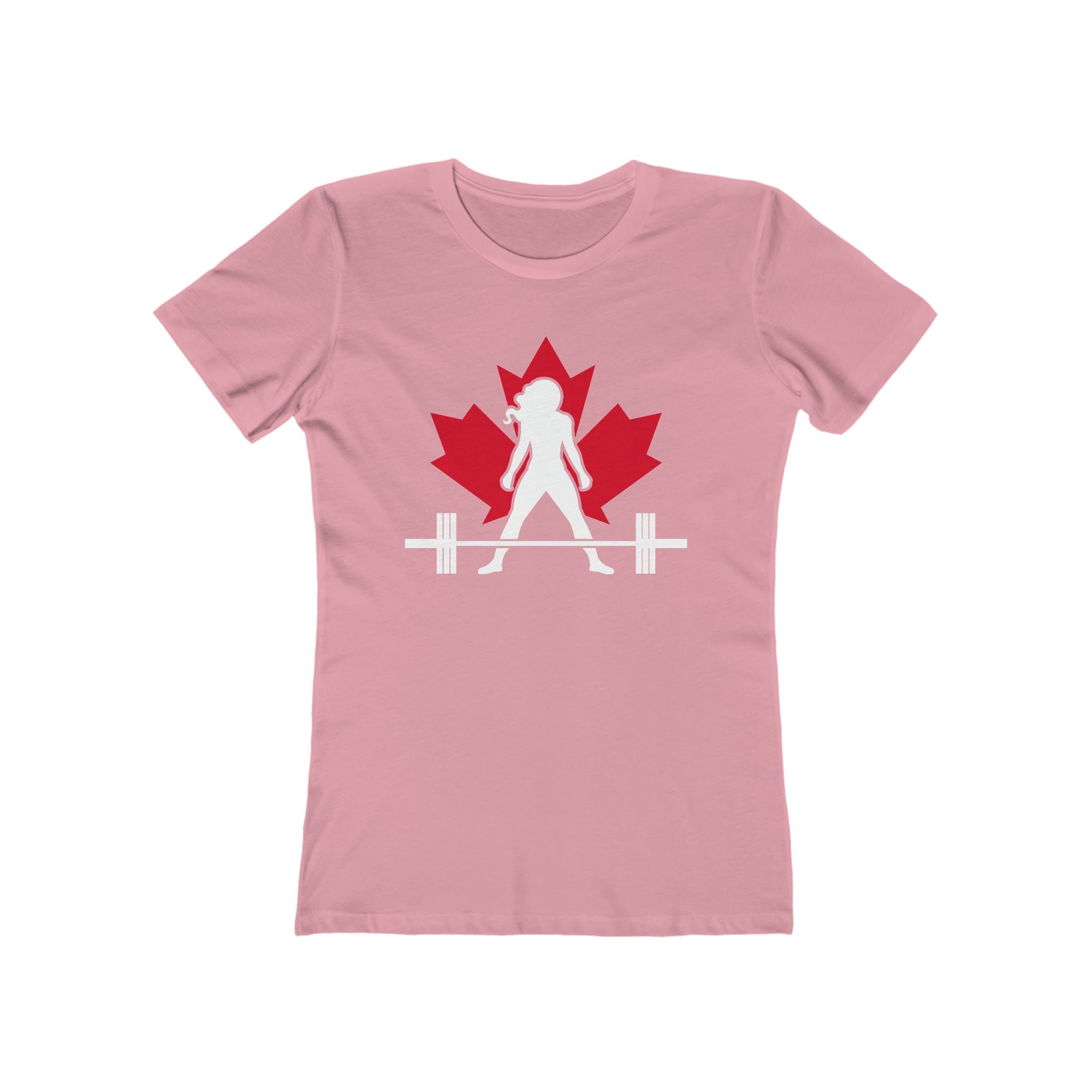 Women's The Boyfriend Tee - Canada Dark Logo - Plain Back