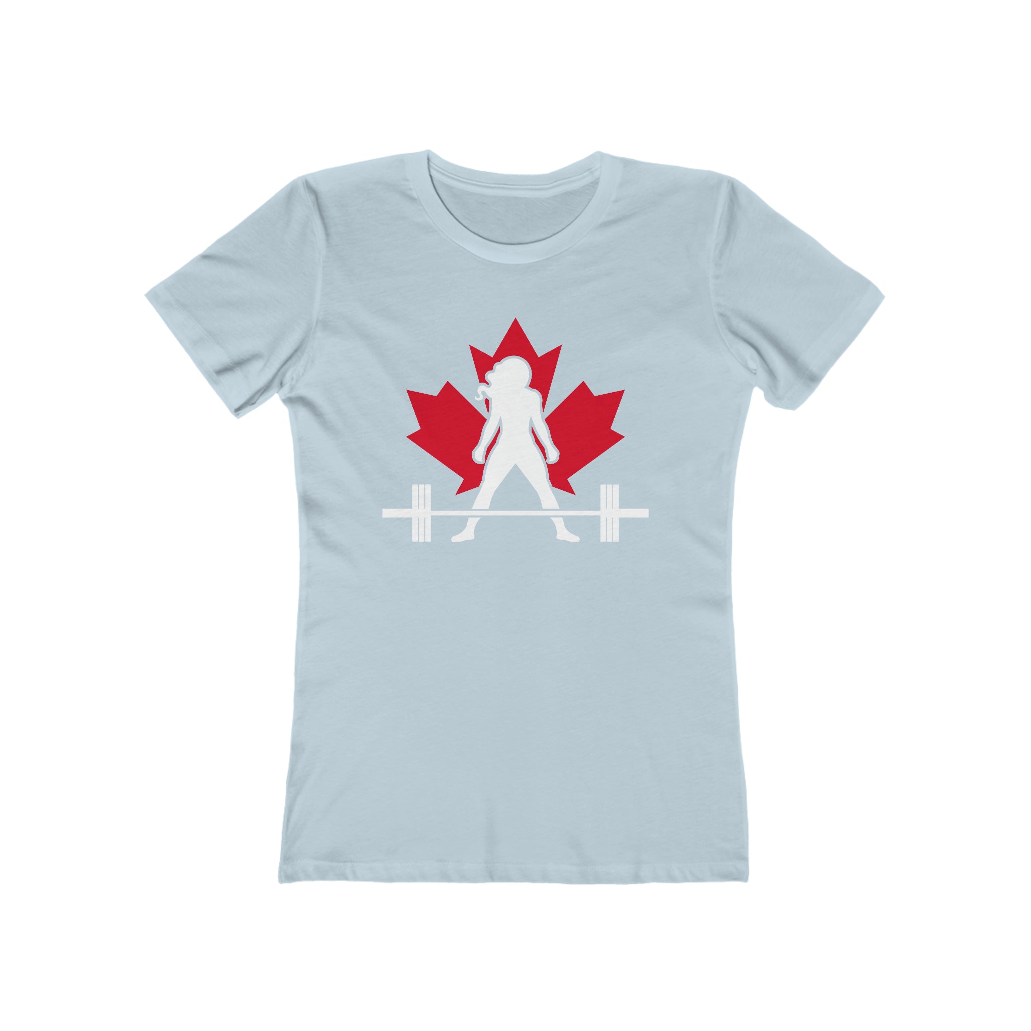 Women's The Boyfriend Tee - Canada Dark Logo - Plain Back