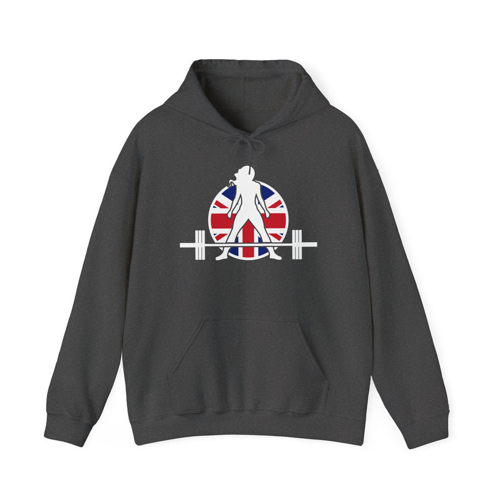 UK Logo - Unisex Heavy Blend Hooded Sweatshirt -  Plain Back