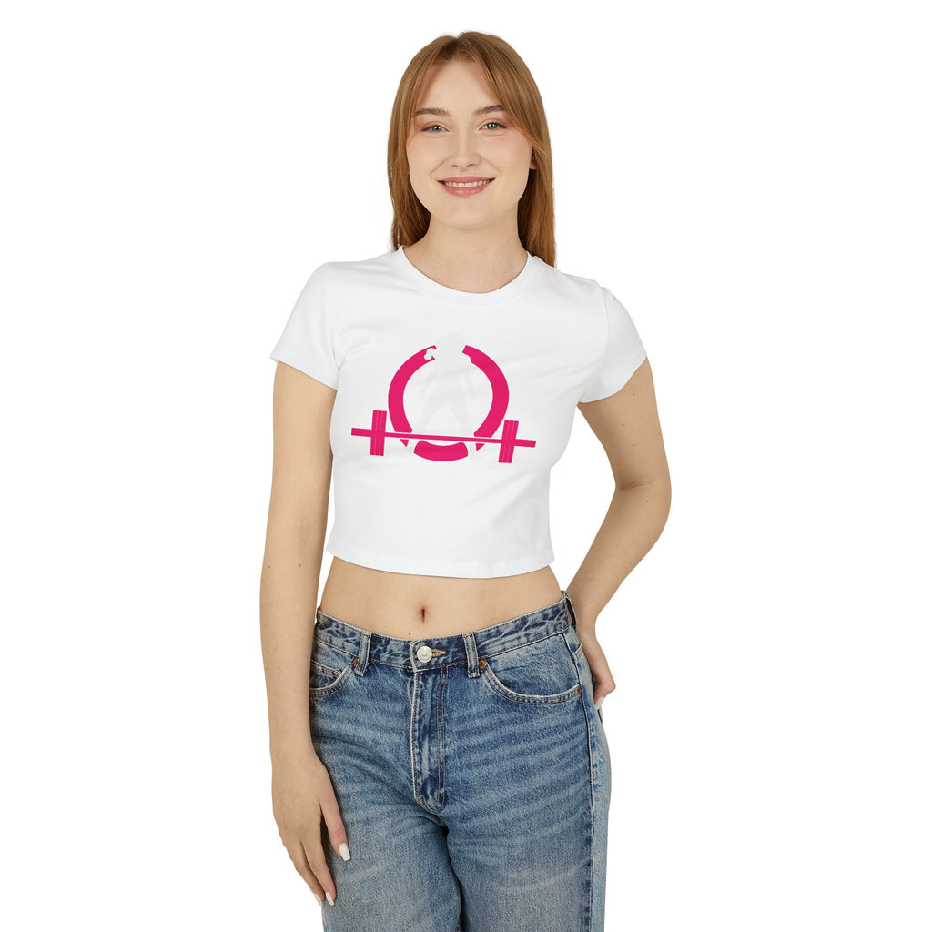 WWLW Women’s Baby Tee – Color Inverted Logo