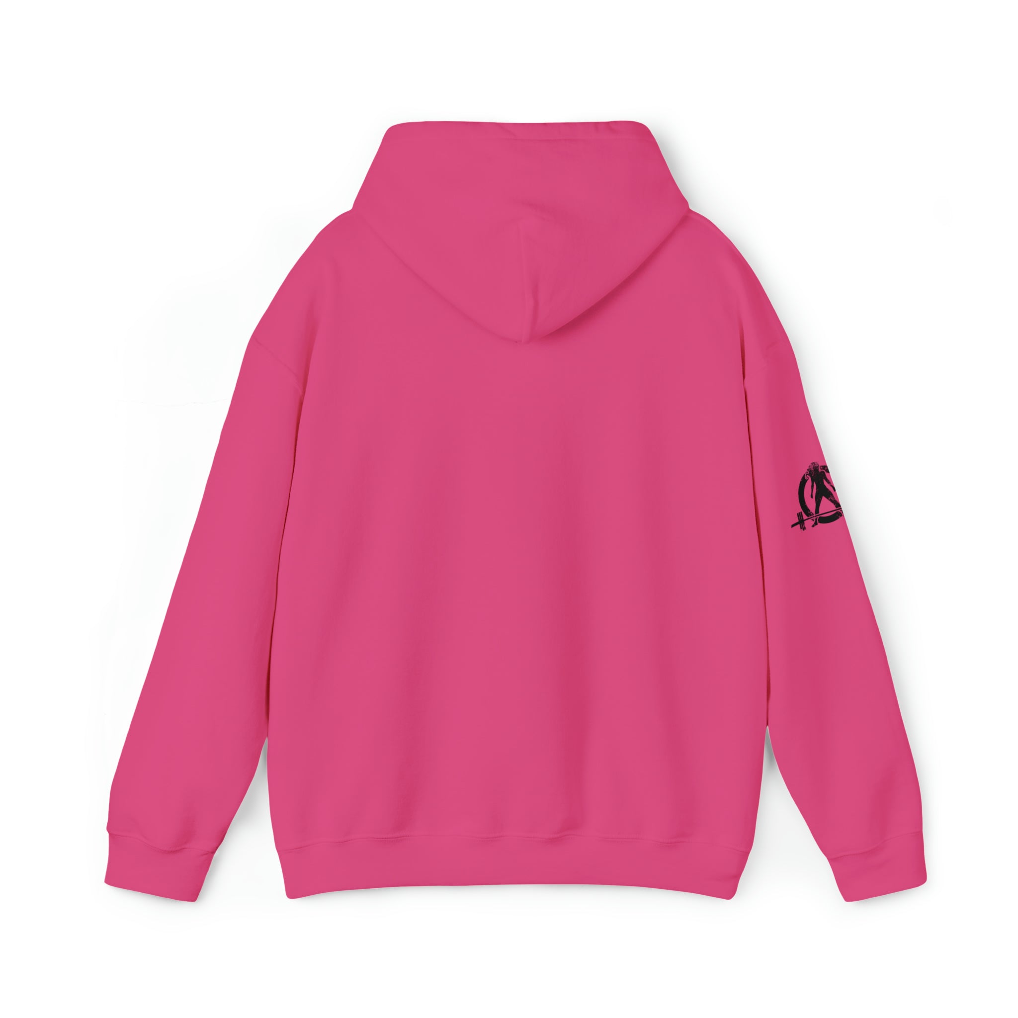 Strong Not Skinny - Unisex Heavy Blend Hooded Sweatshirt - Black Front Logo