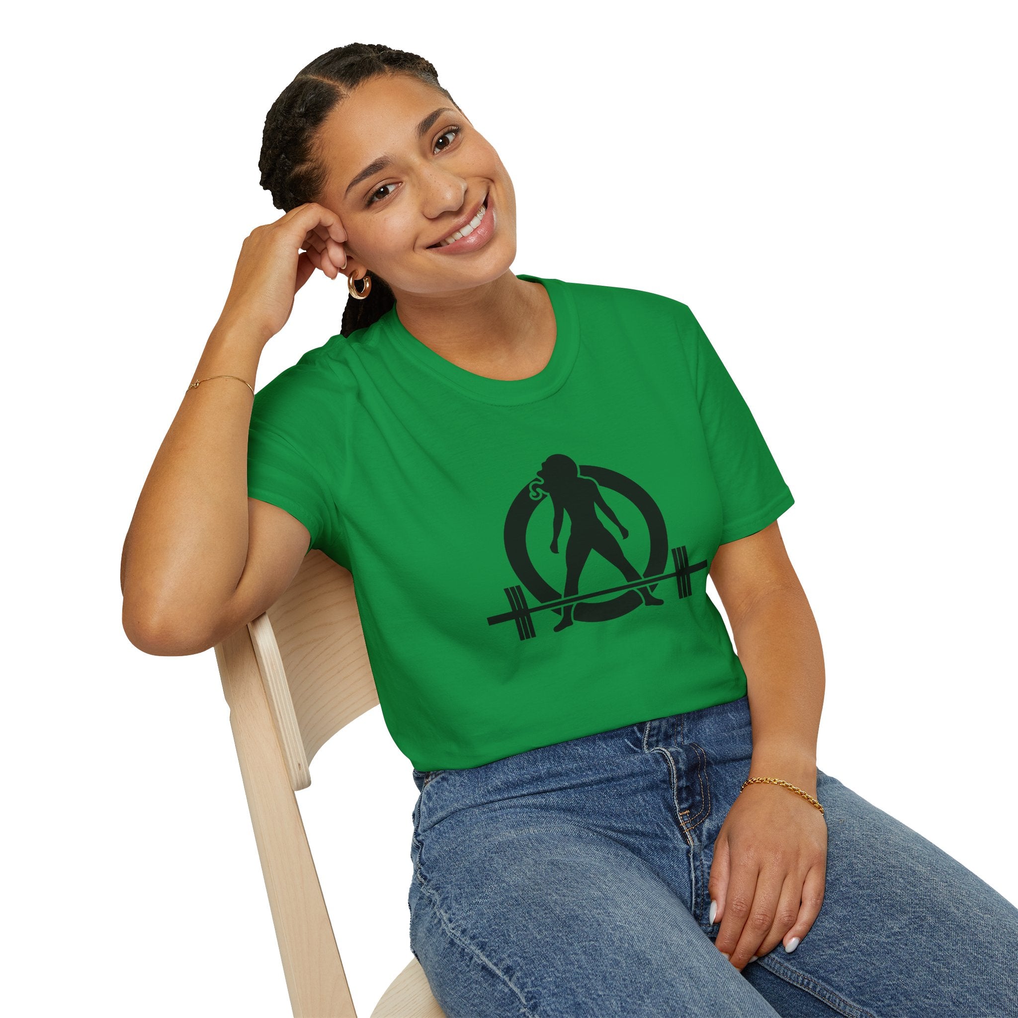 Iron Sharpens Iron - Unisex Softstyle T-Shirt - Black Logo Front & Back