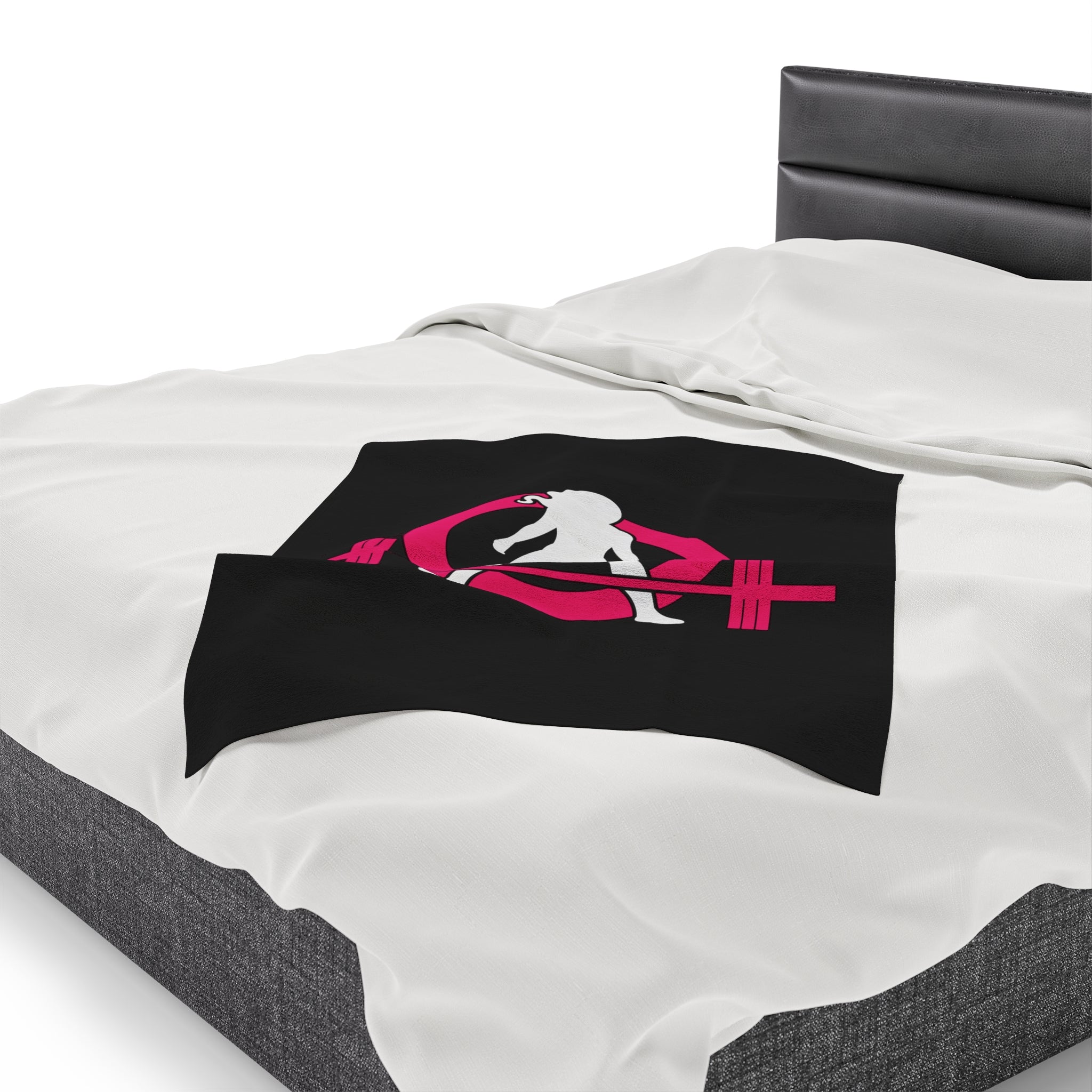 Velveteen Plush Blanket - Classic Dark Logo