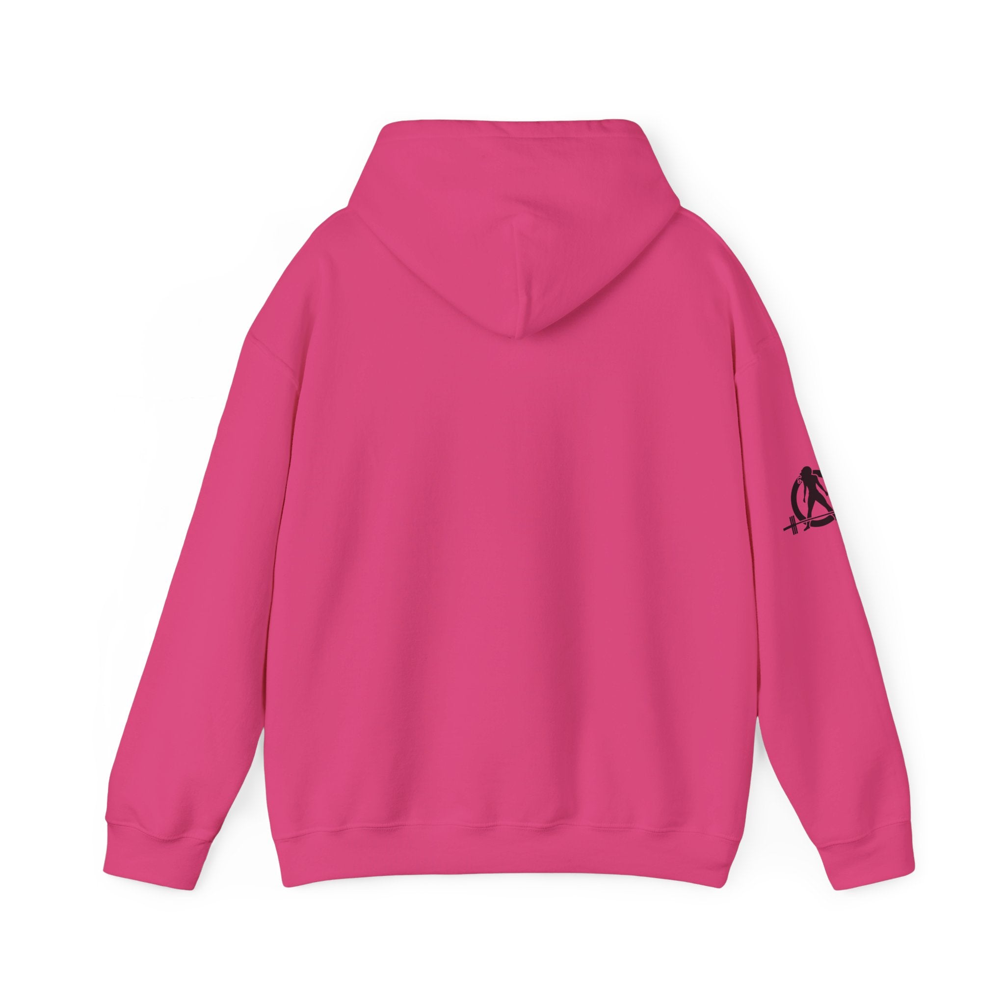 USA Barbell - Unisex Heavy Blend Hooded Sweatshirt  - Front White Logo