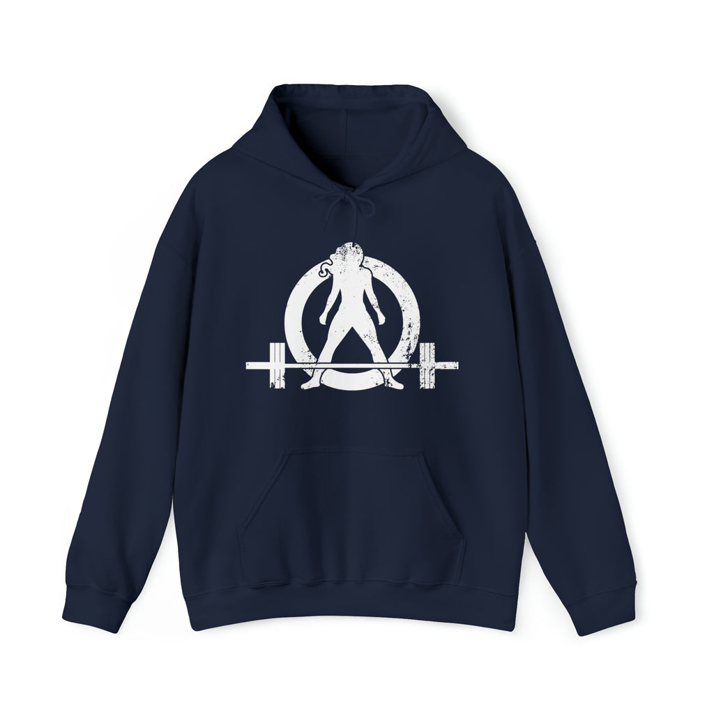 Strong Is Beautiful - Unisex Heavy Blend Hooded Sweatshirt - Distressed White Logo -  (BEST SELLER)