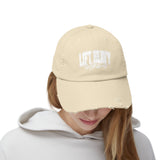 Lift Heavy Shit - Unisex Distressed Cap - White Logo