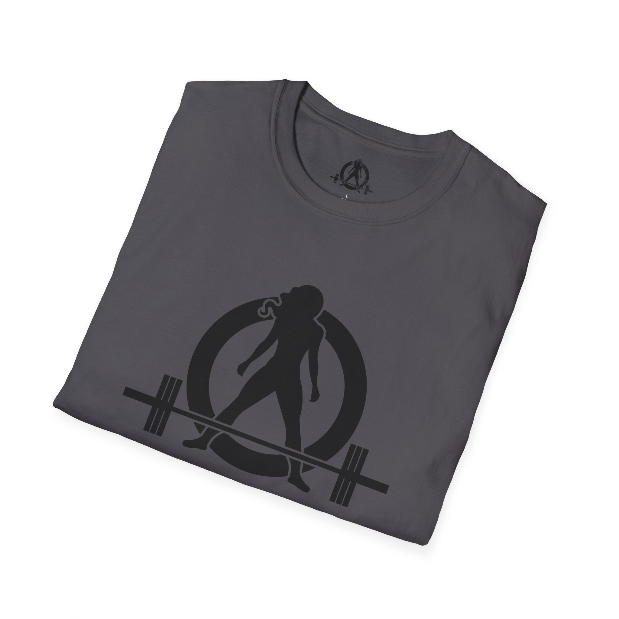 Iron Sharpens Iron - Unisex Softstyle T-Shirt - Black Logo Front & Back