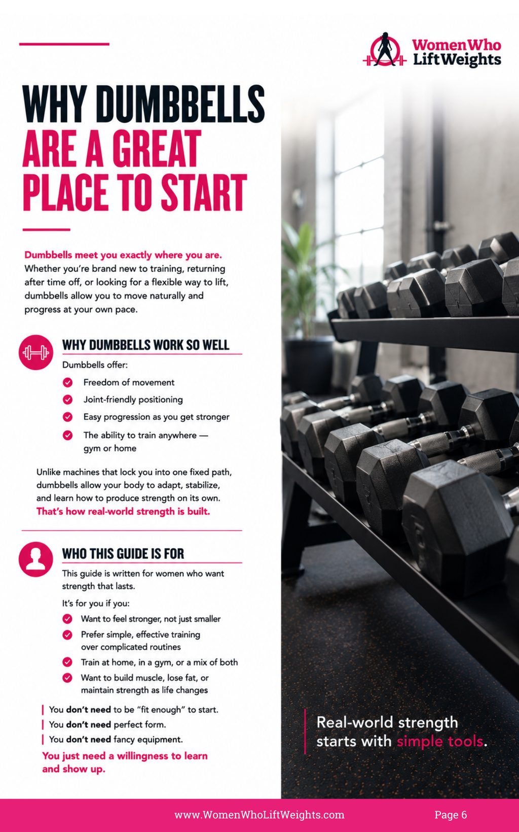 Dumbbell Training Guide — Digital Mini-Guide