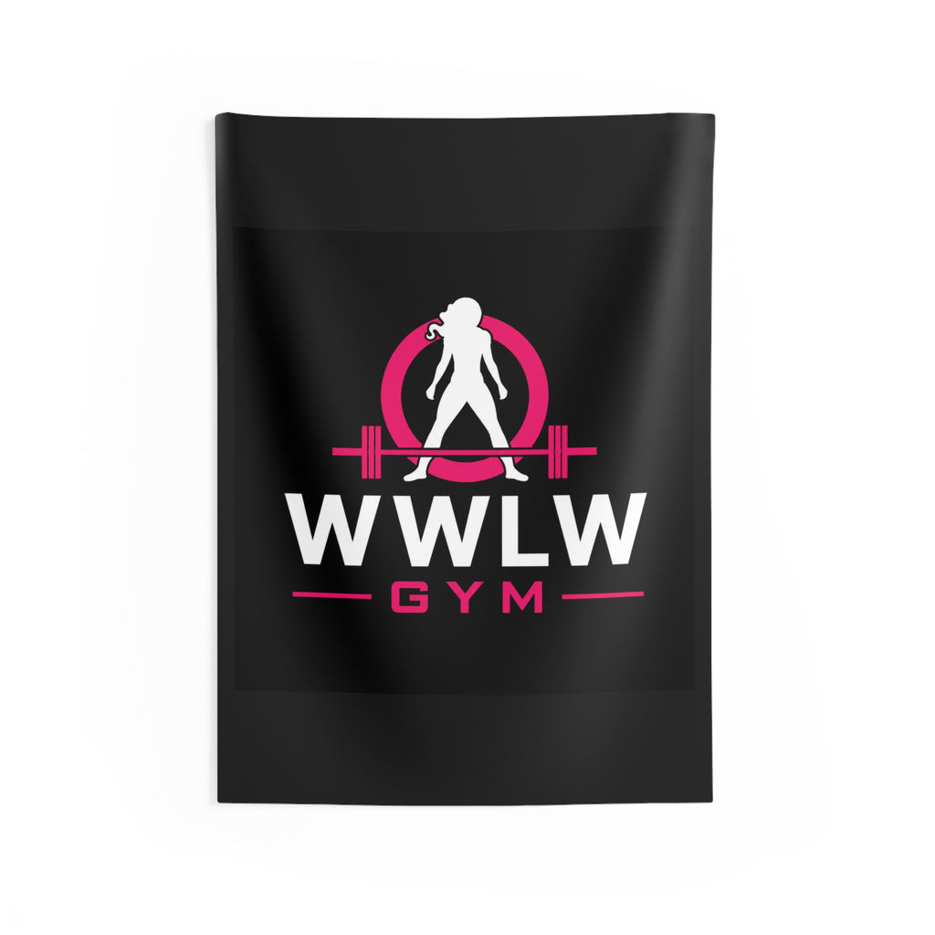 WWLW Gym Tapestry — Black