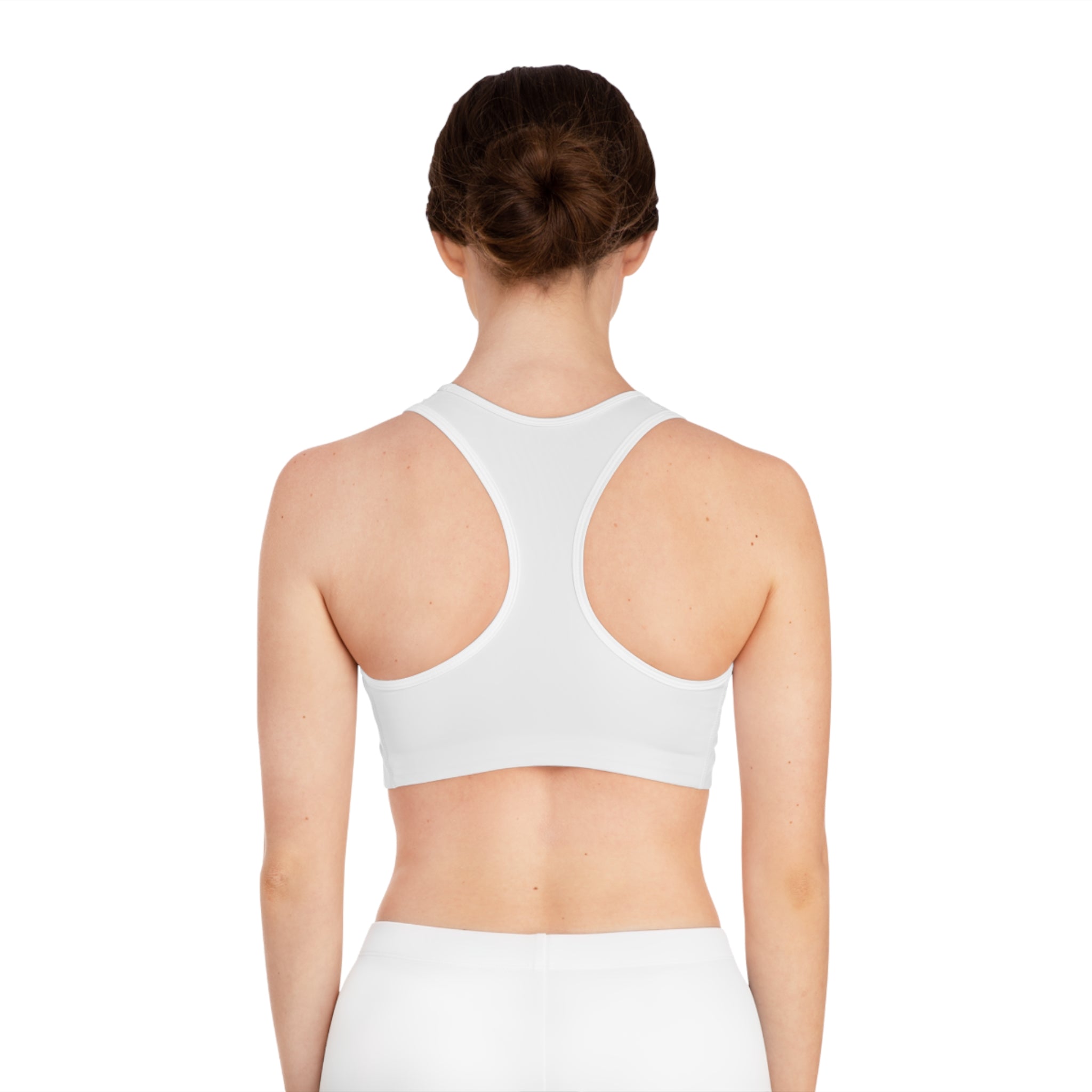 Sports Bra (AOP) - Color Distressed Logo