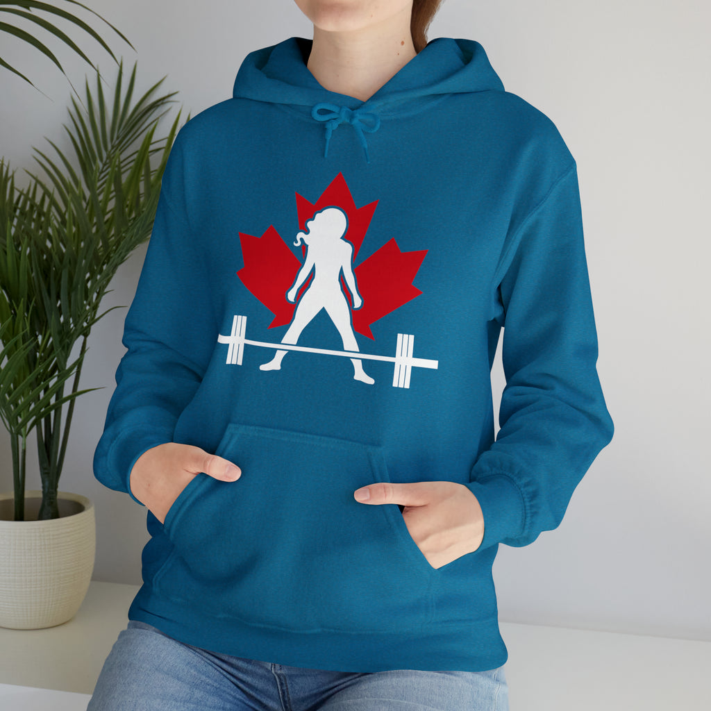 Unisex Heavy Blend Hooded Sweatshirt - Canada Dark Logo - Plain Back