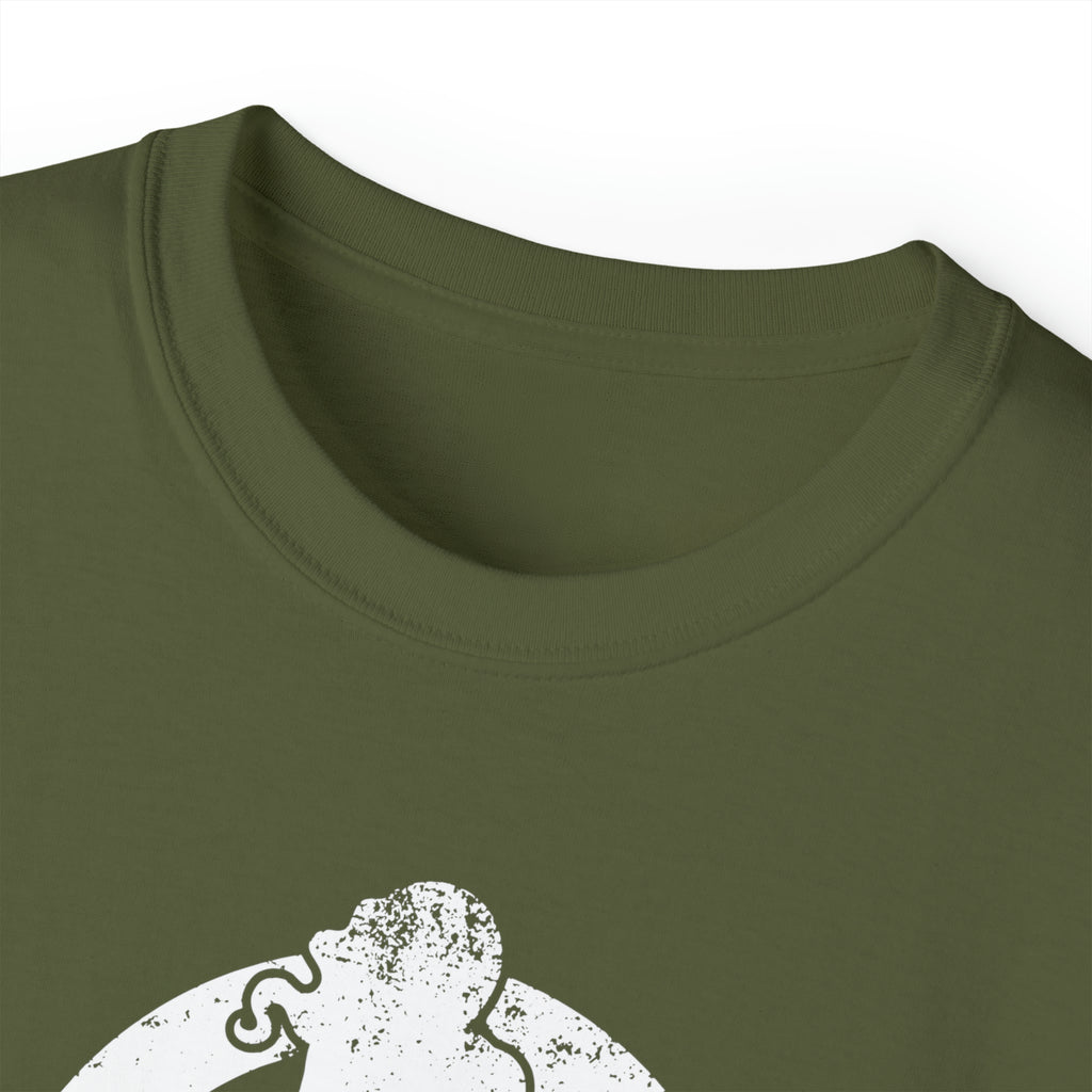 Strong Is Beautiful - Unisex Ultra Cotton Tee - Distressed White Logo - (BEST SELLER)