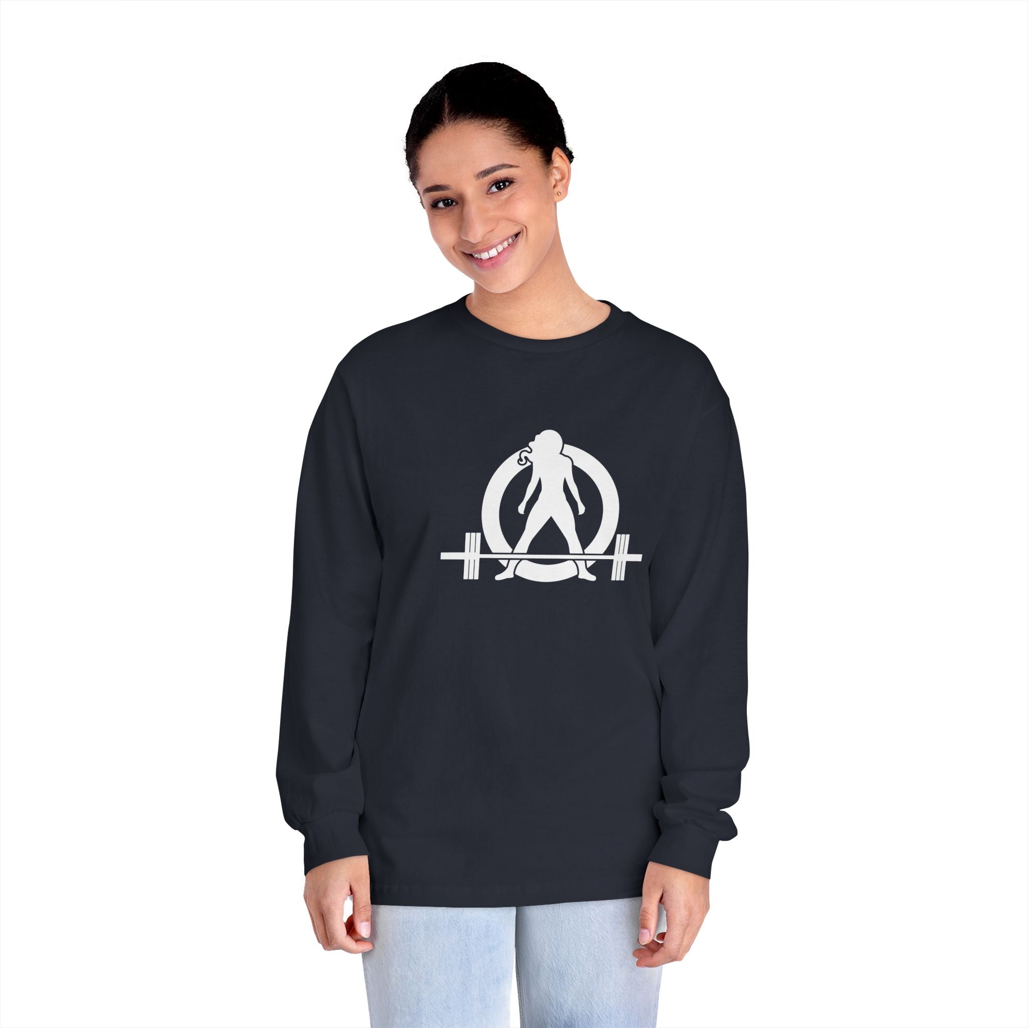 The Bar Is Loaded - Unisex Long Sleeve T-Shirt - White Logo