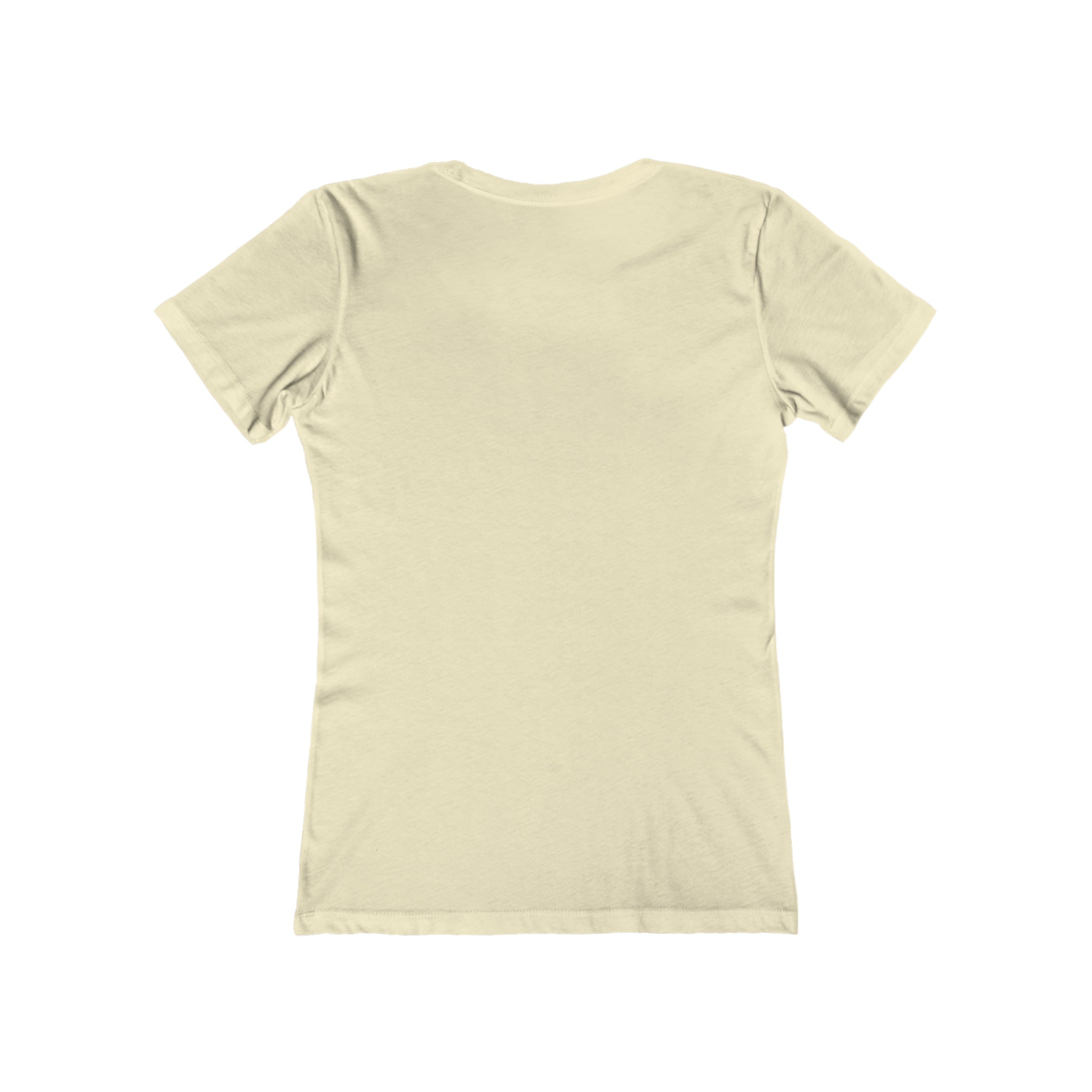 USA Logo - Women's The Boyfriend Tee - USA Light Logo - Plain Back