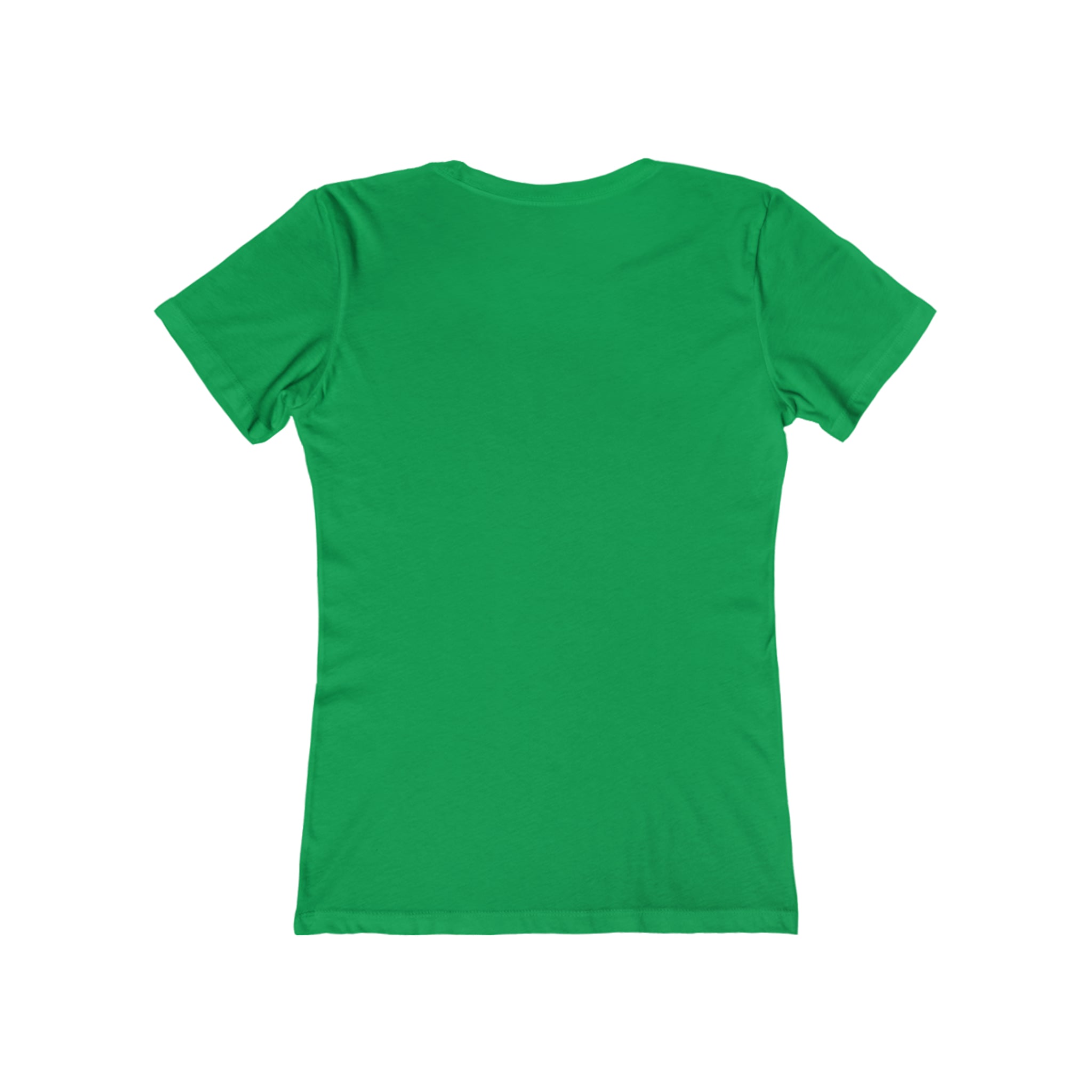 USA Logo - Women's The Boyfriend Tee - USA Light Logo - Plain Back