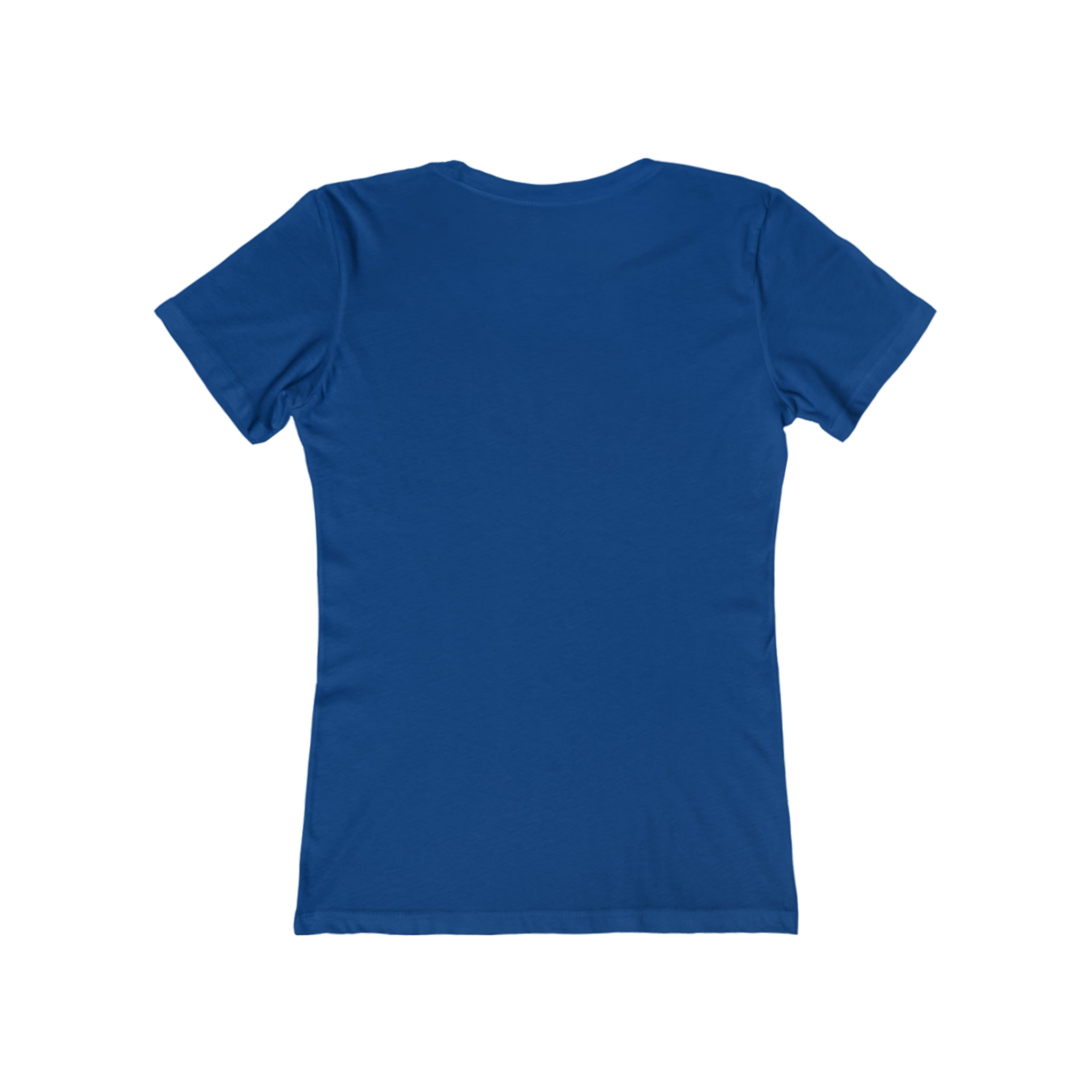 USA Logo - Women's The Boyfriend Tee - USA Light Logo - Plain Back