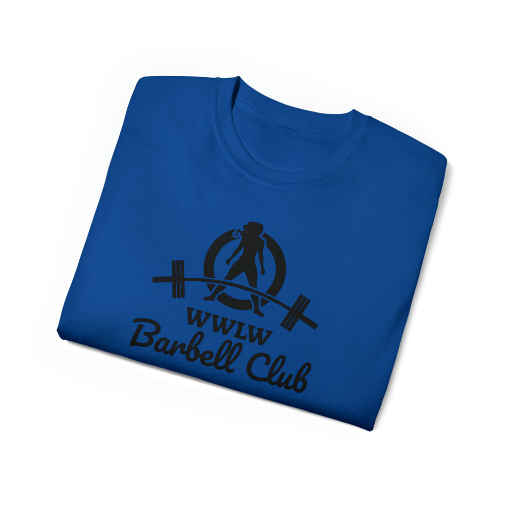 Barbell Club - Unisex Ultra Cotton Tee - Black Logo
