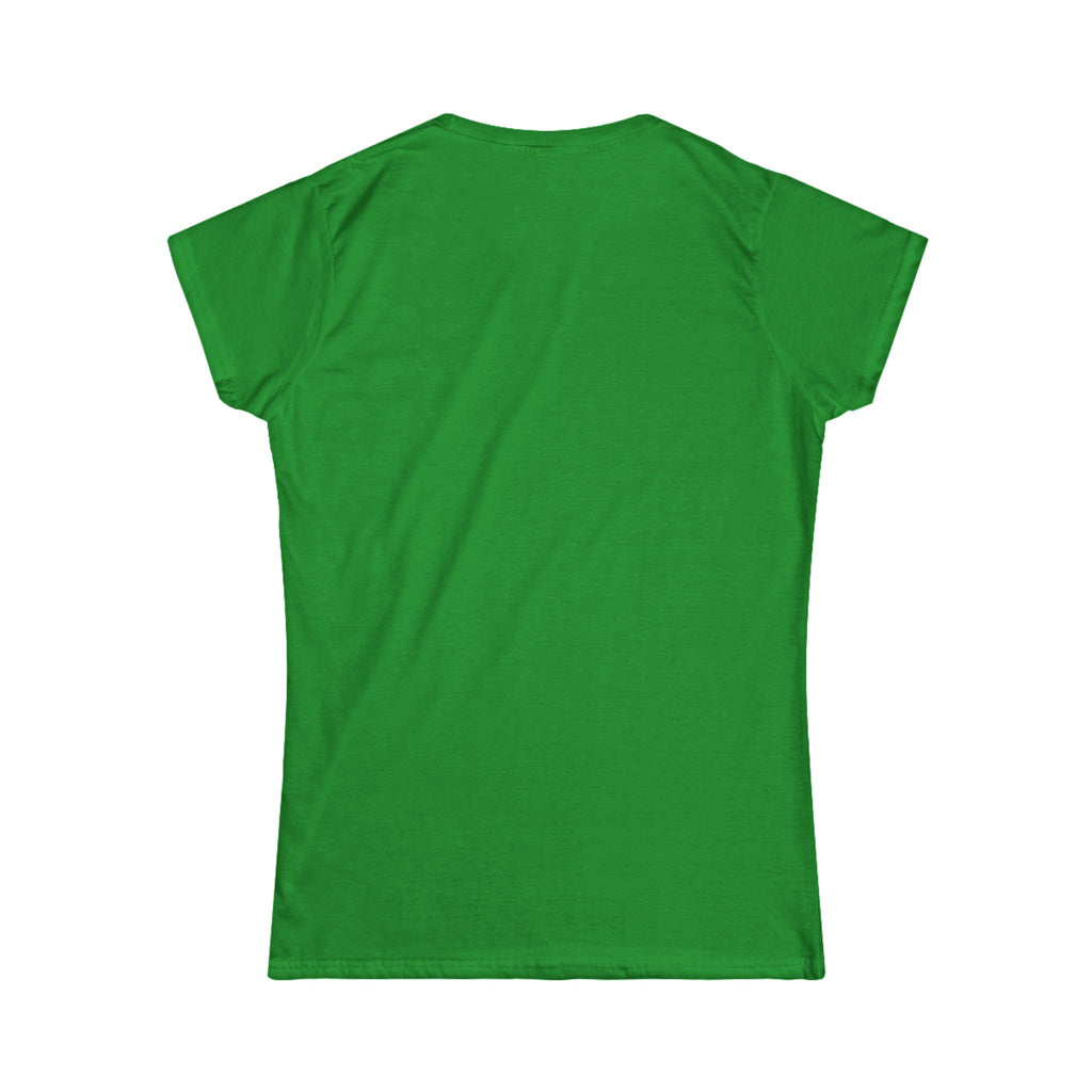 Lift Heavy Swing Fast - Women's Softstyle Tee - Black Logo