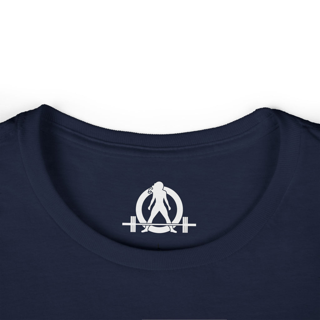 Kick Your Ass - Women's Softstyle Tee - White Logo - V2