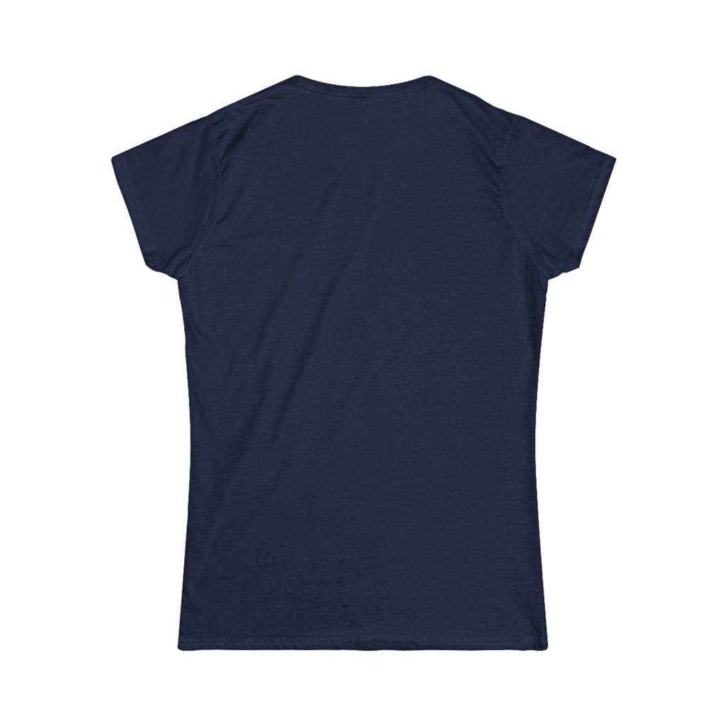 Lift Heavy Swing Fast - Women's Softstyle Tee - Black Logo