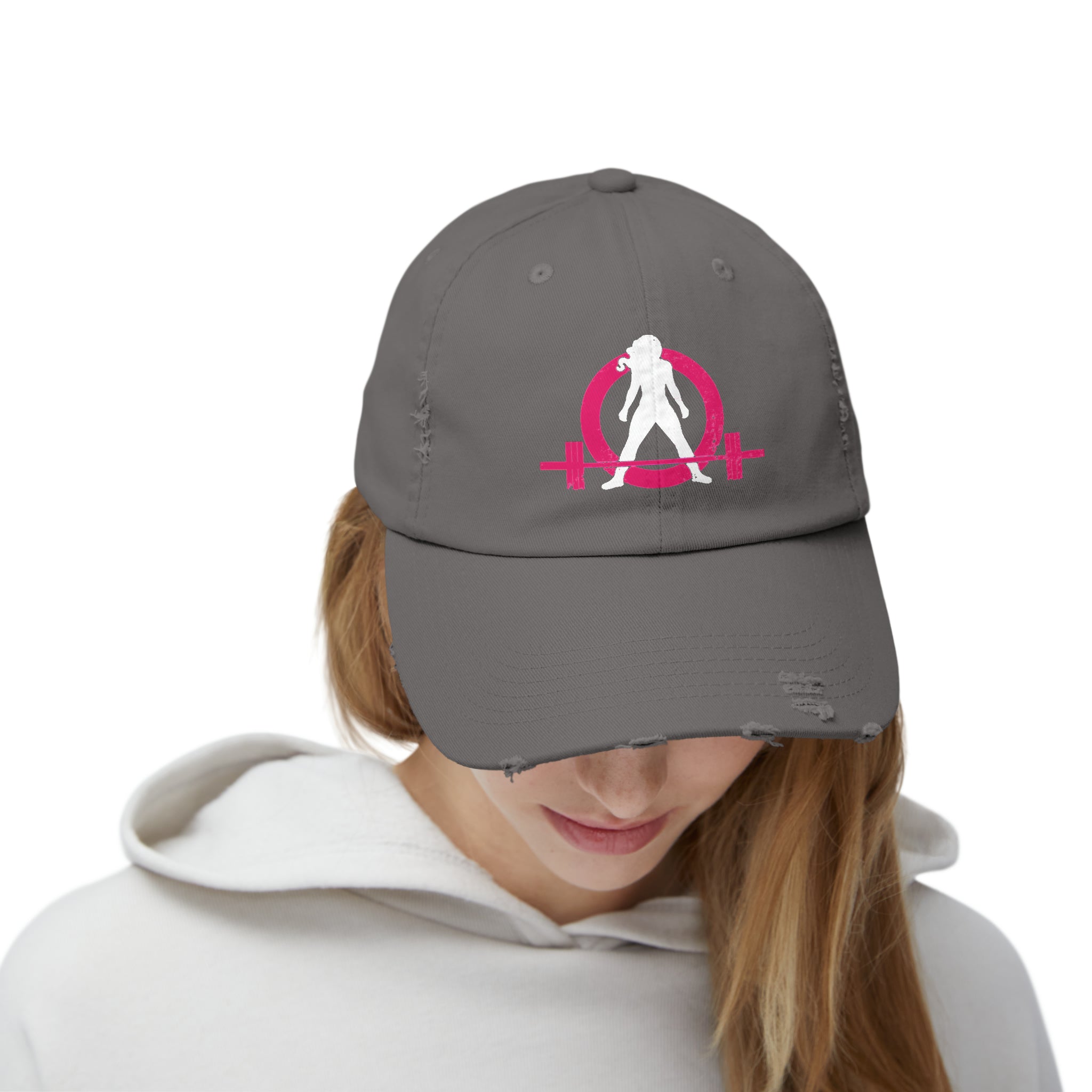 Unisex Distressed Cap - Classic Color Distressed Logo