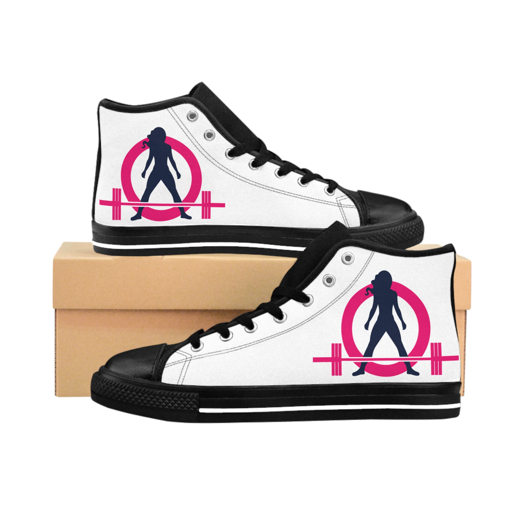 Women's Classic White Sneakers - Classic Logo
